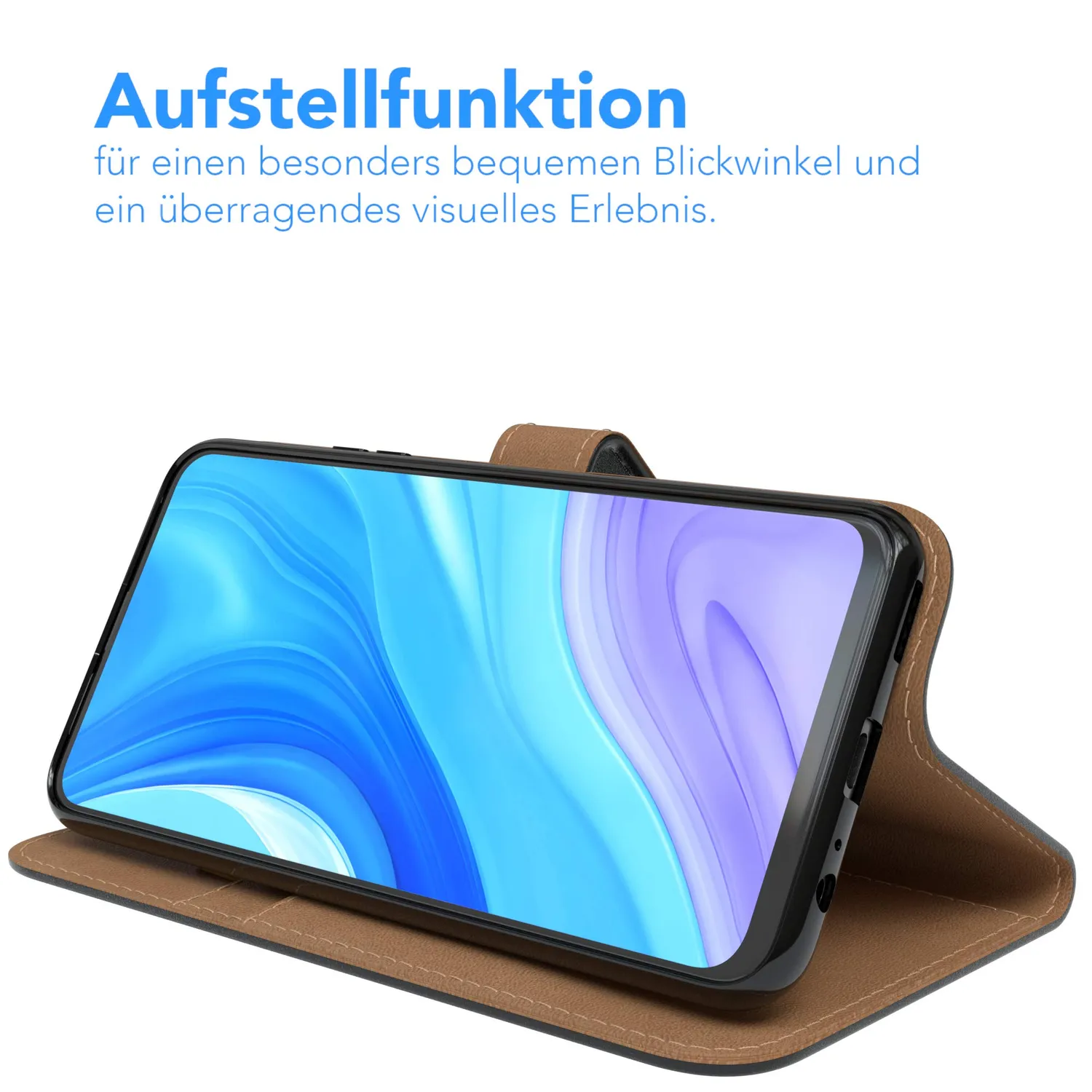 EAZY CASE Book P Smart Pro Handyhülle Schwarz Klappbar
