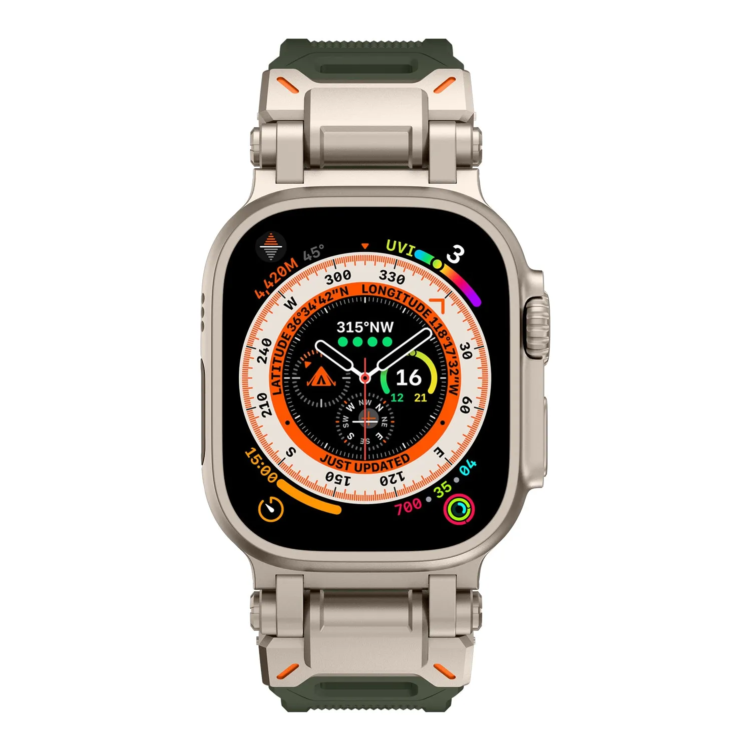 arktisband Atlas Apple Watch Ultra Armband Grün
