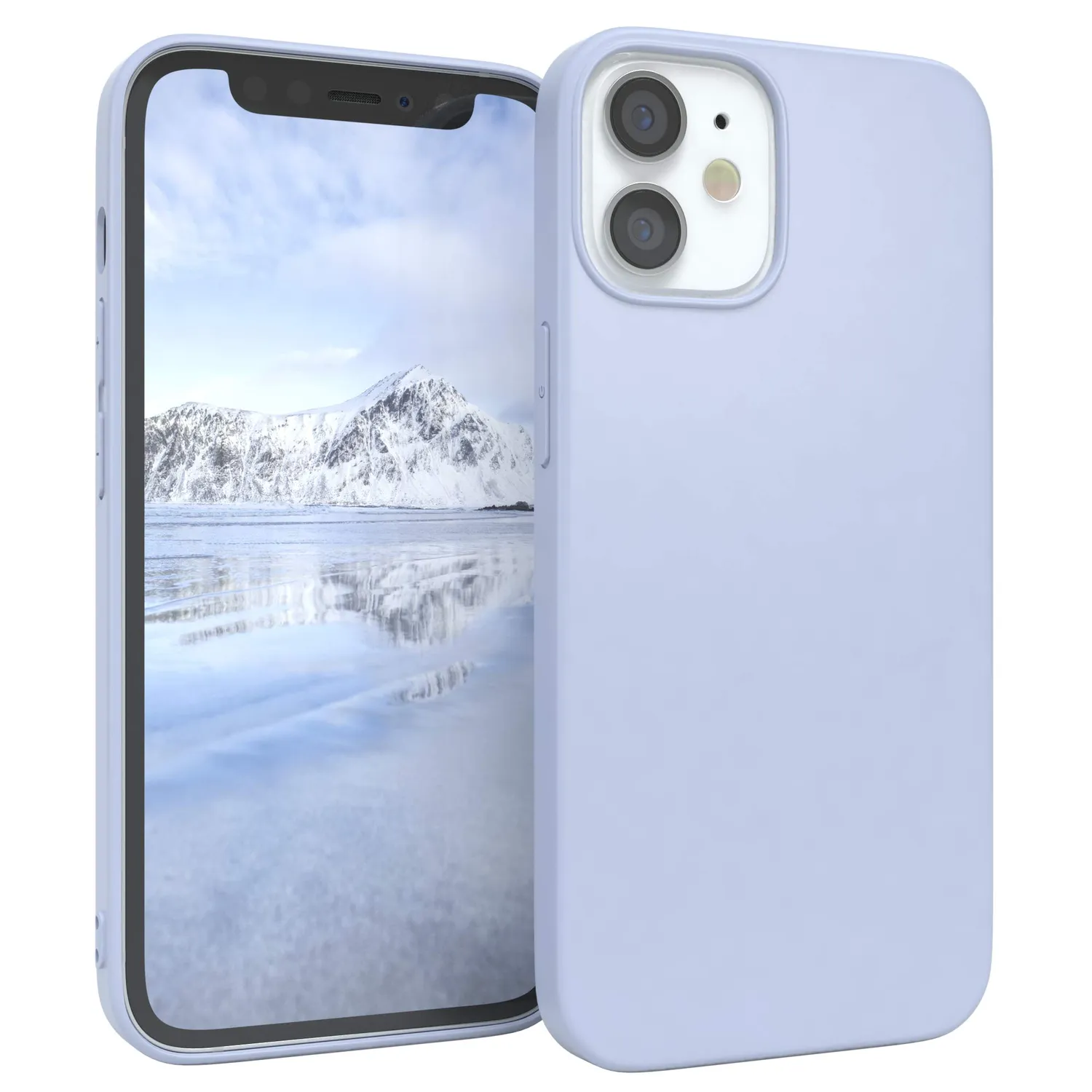 EAZY CASE iPhone 12 Mini Silikonhülle Transparent 0,8mm