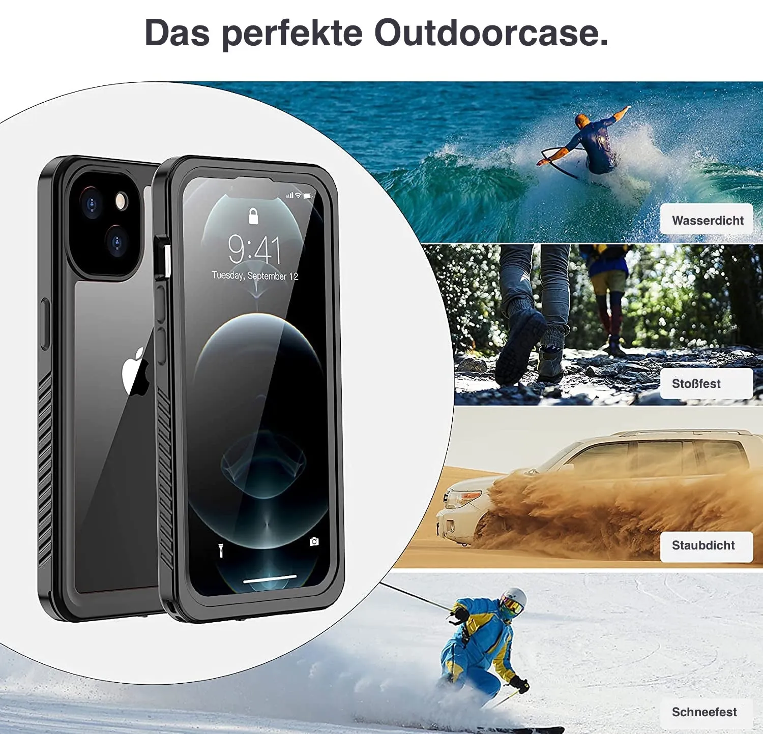 arktis iPhone 13 mini Actioncase wasserdicht Outdoor