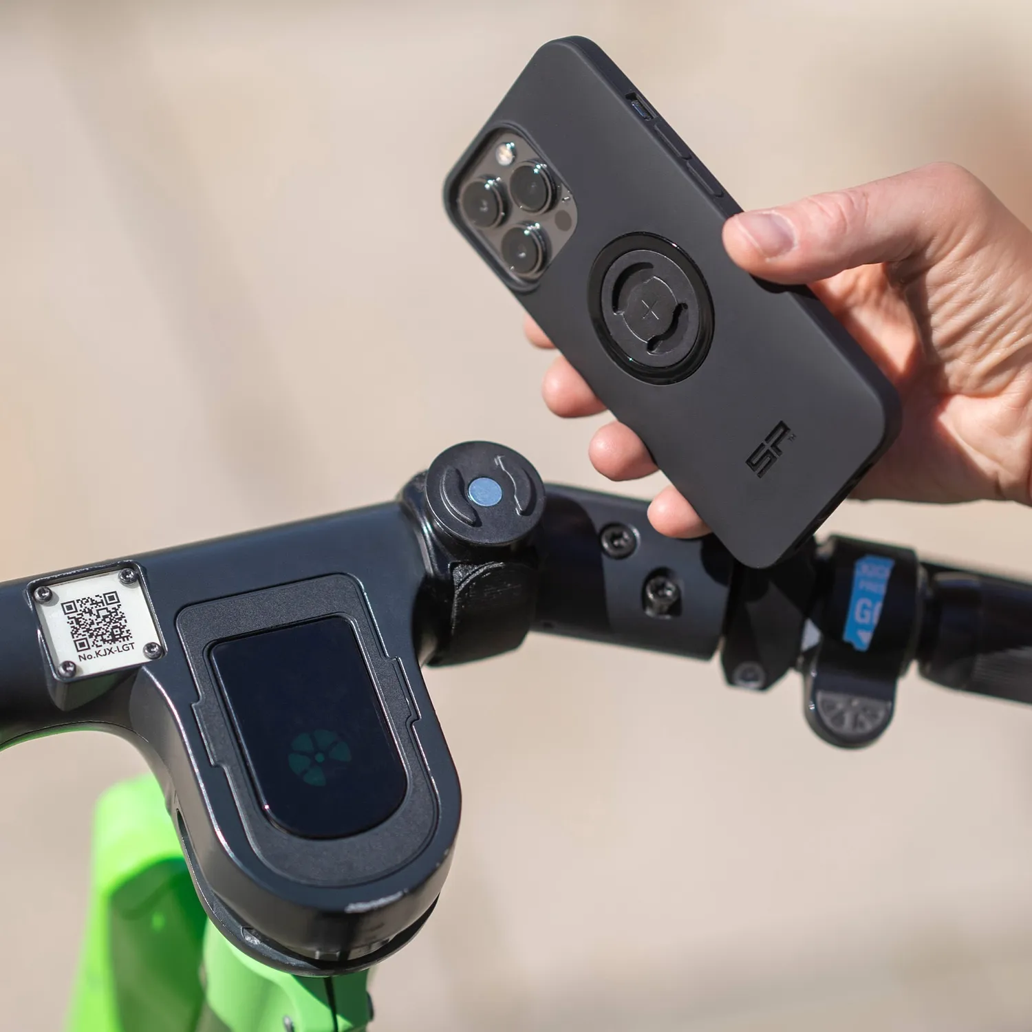 SP Connect Universal Mount Handyhalterung Klett Fahrrad