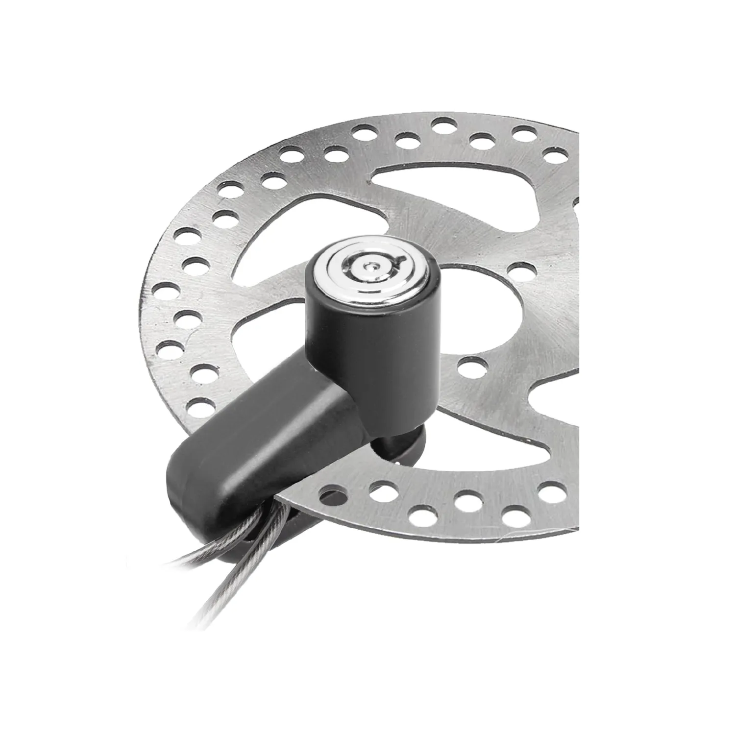 SBS Bremsscheibenschloss E-Bike Roller Stahl mit Seil