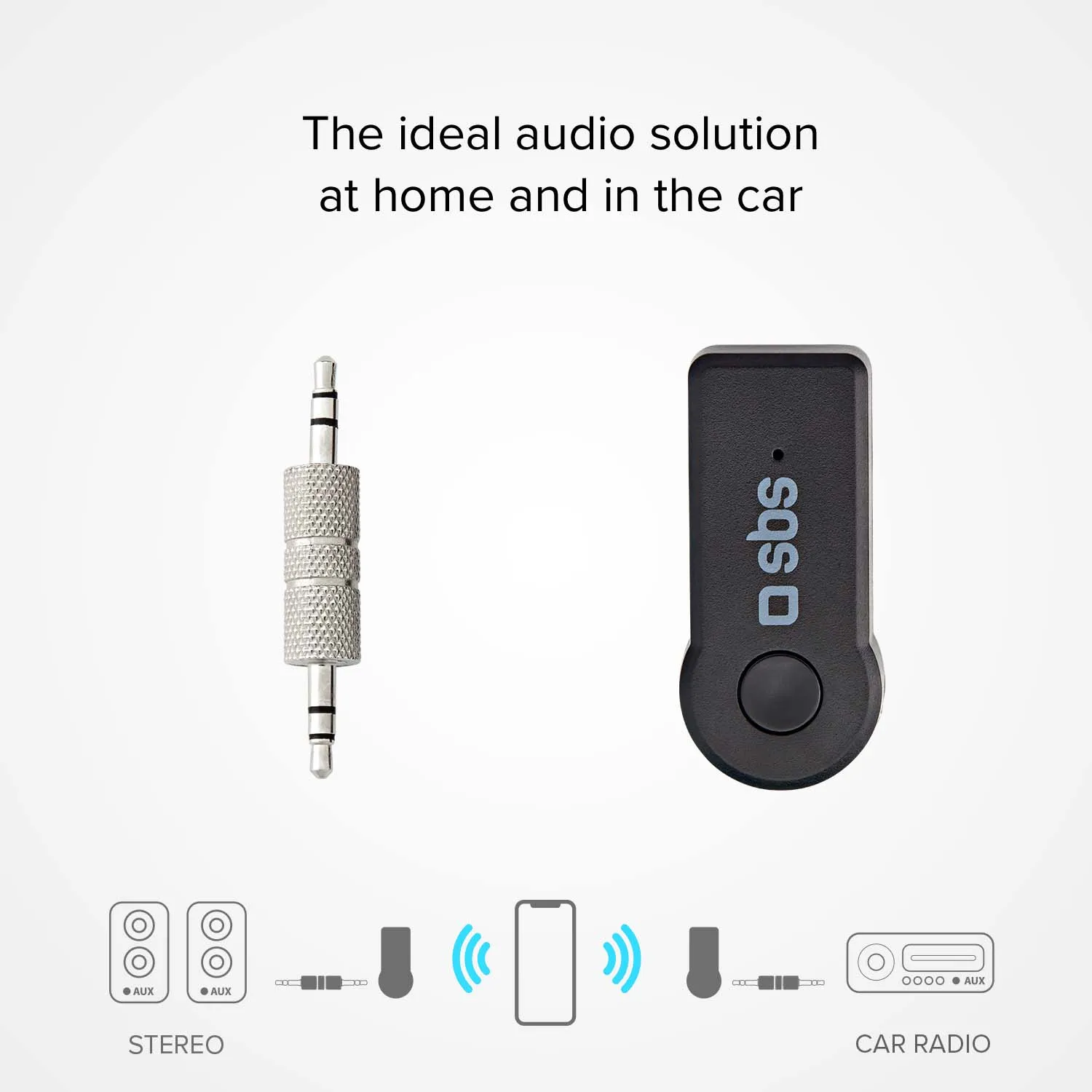SBS Wireless Bluetooth Empfänger 3,5mm 10m