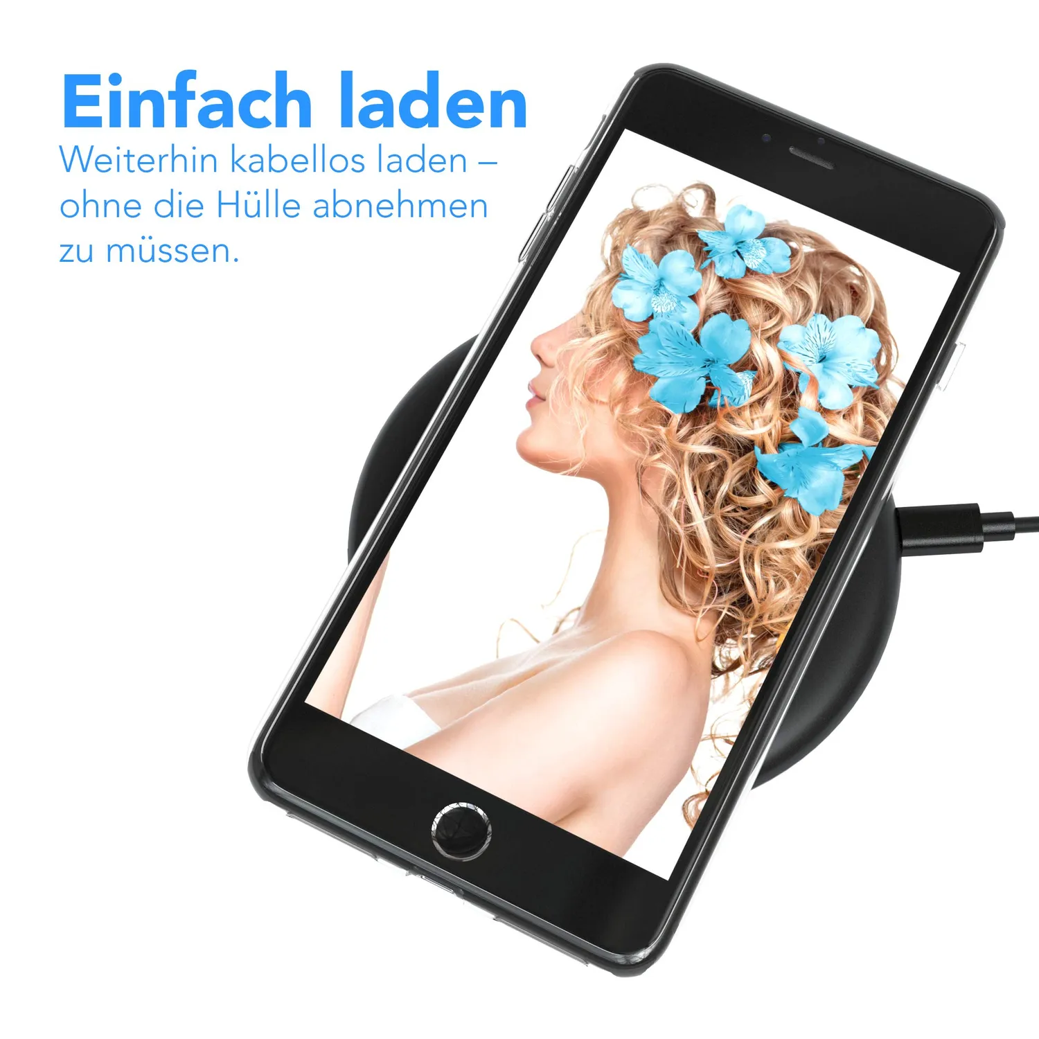 EAZY CASE iPhone 7 Plus / 8 Plus Hülle Liquid Blau