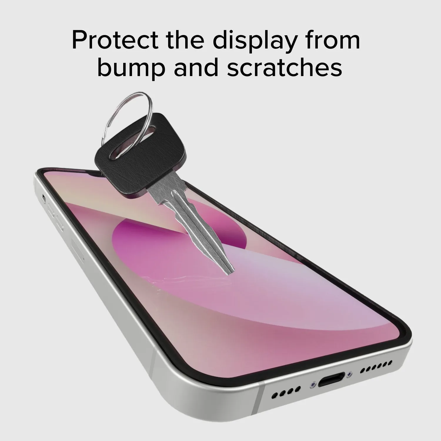 SBS Full Cover Panzerglas iPhone 13/14 Schwarz