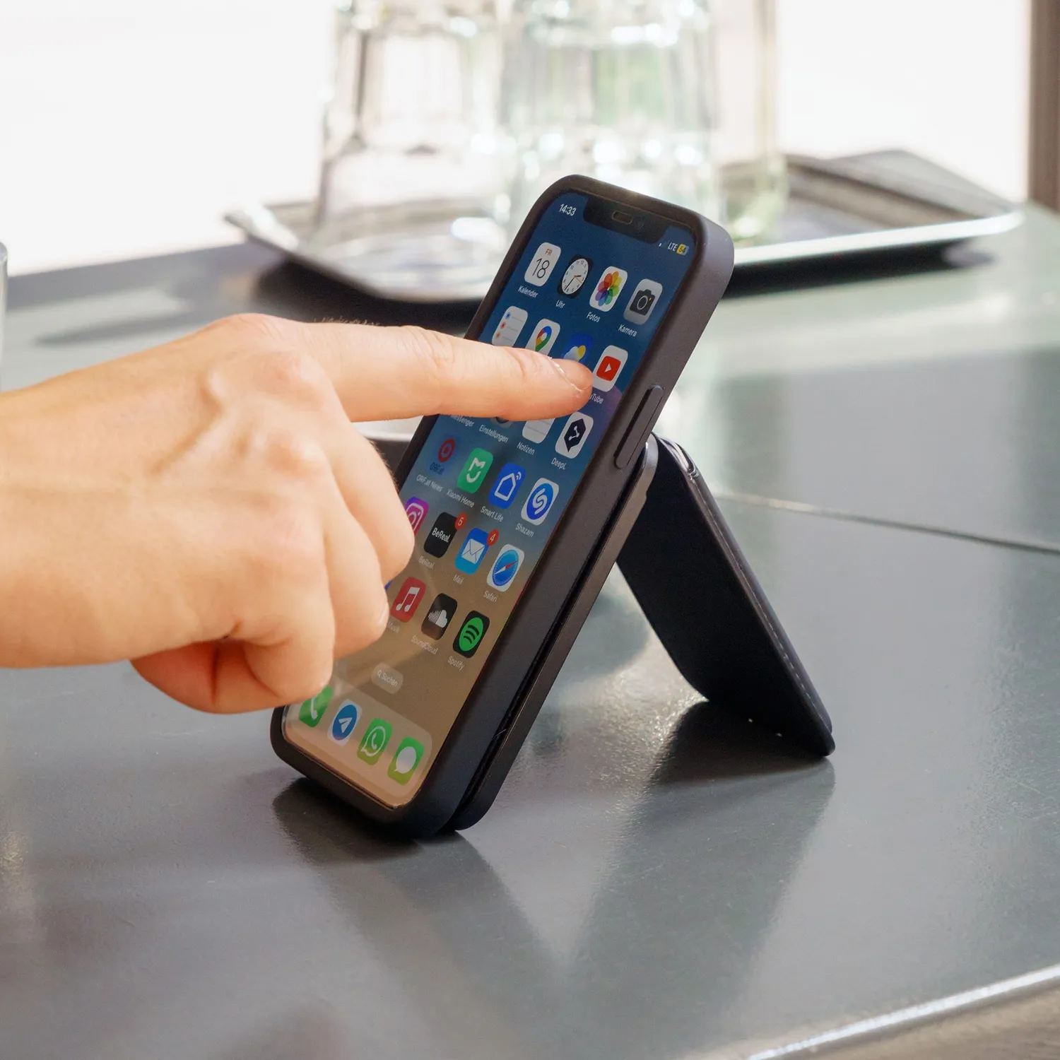 SP Connect Magnetic Card Wallet Kartenhalter RFID personalisierbar