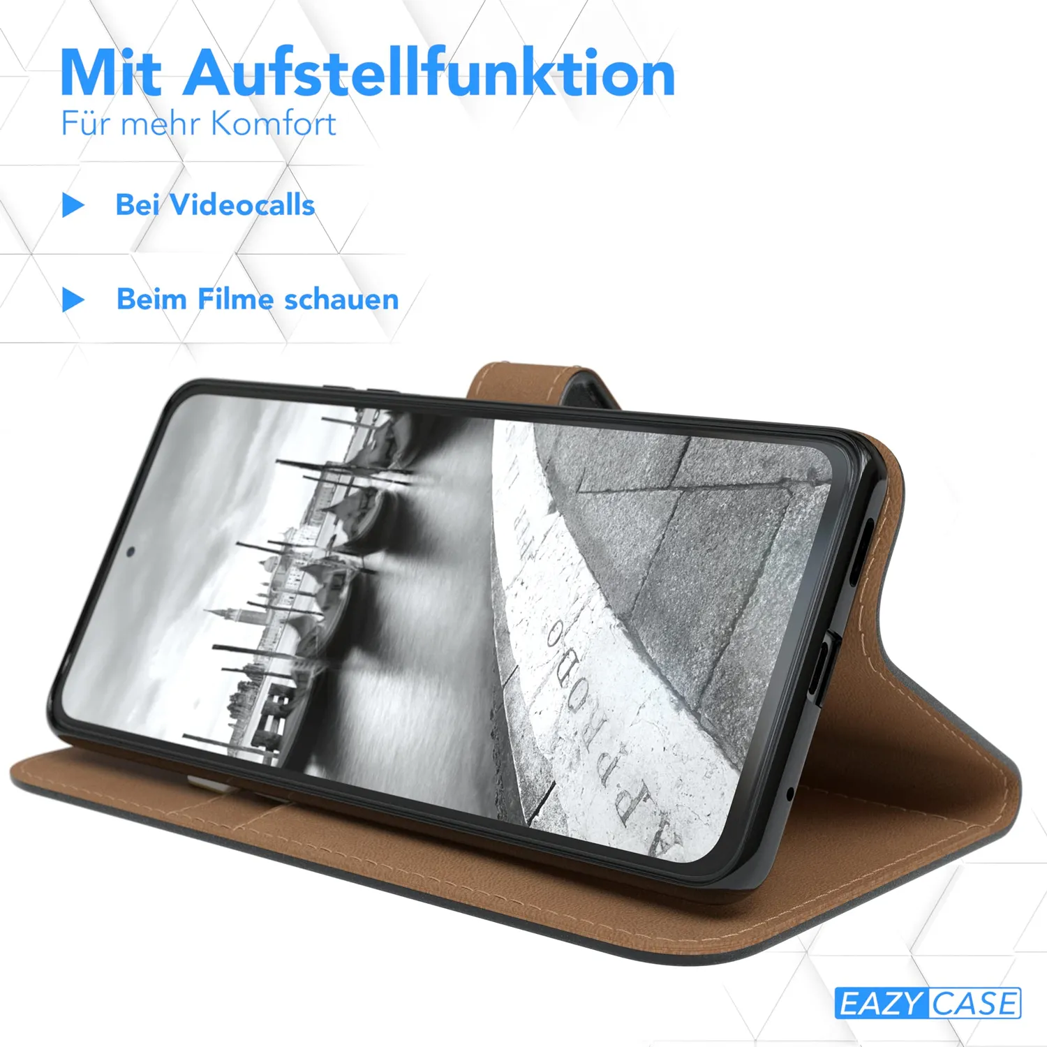 EAZY CASE Redmi Note 10 Pro Klapphülle Schwarz Book