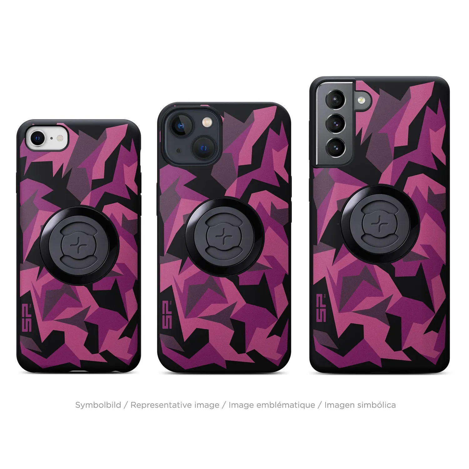 SP Connect Edition Handyhülle Geo Camo Pink Halter