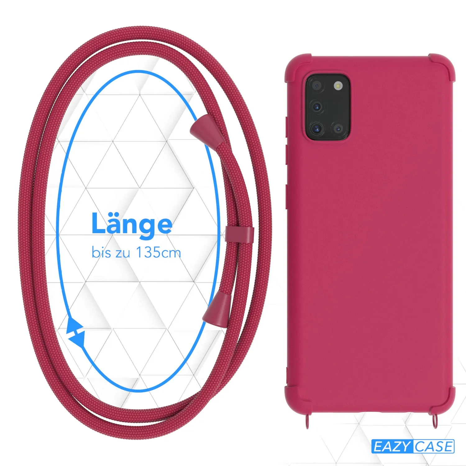 EAZY CASE Galaxy A31 Handykette Beere Silikon