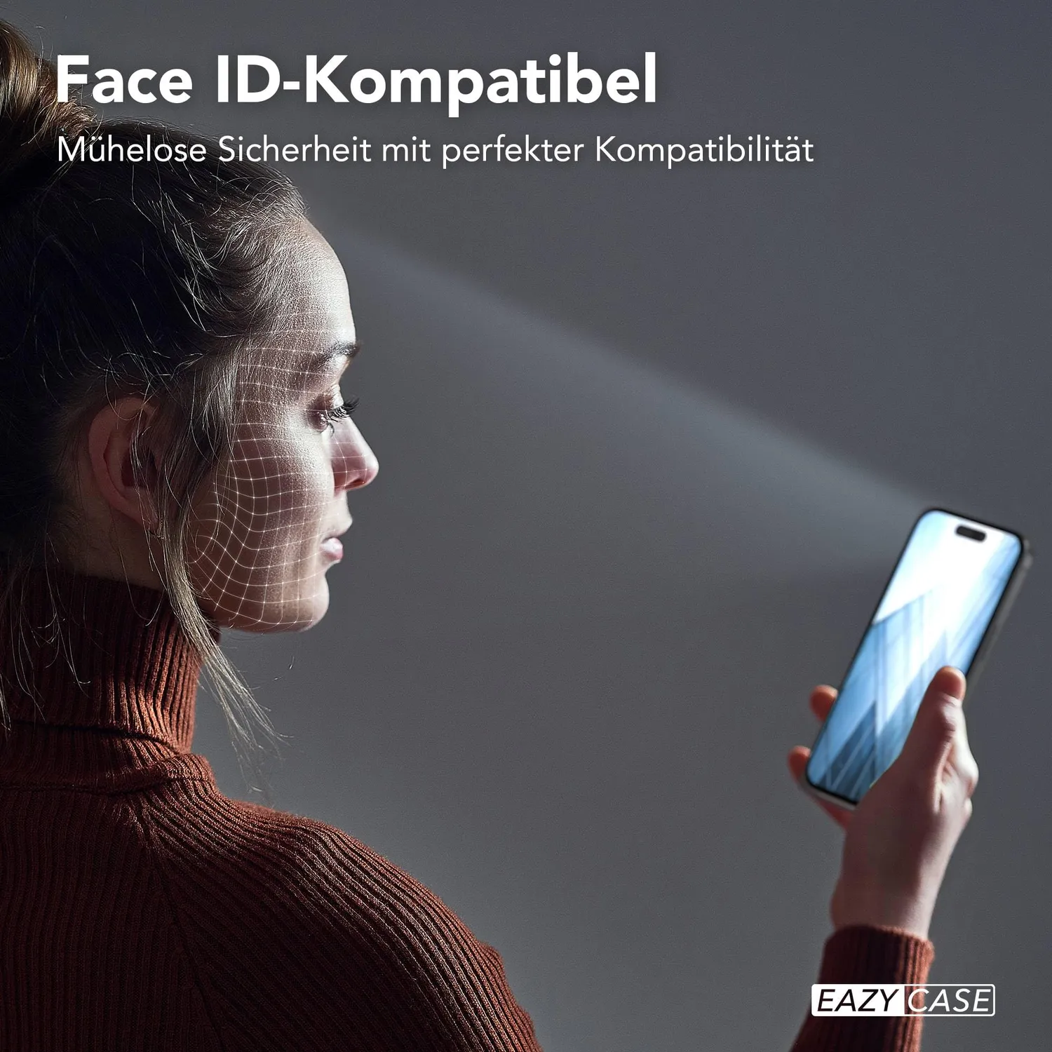 EAZY CASE iPhone 15 Panzerglas Transparent 2 Stück 9H