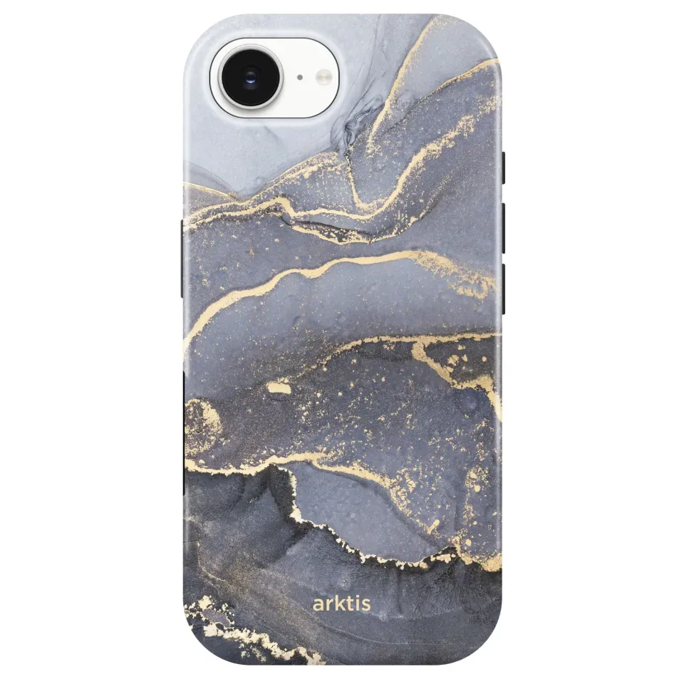arktis iPhone 16e Hülle Dusty Marble MagSafe