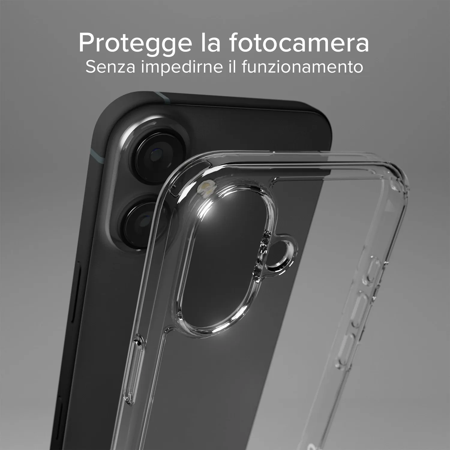 SBS D3O Handyhülle iPhone 16 transparent stoßfest