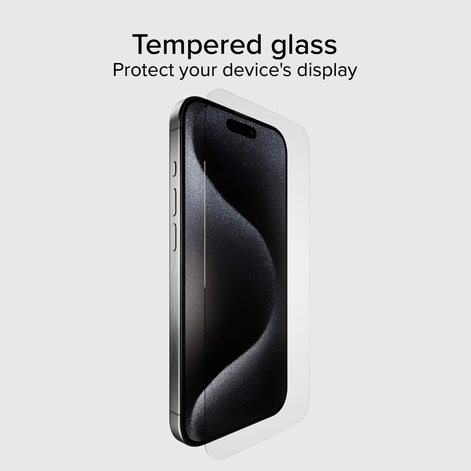 SBS Glass iPhone 15 Pro Panzerglas transparent stoßfest