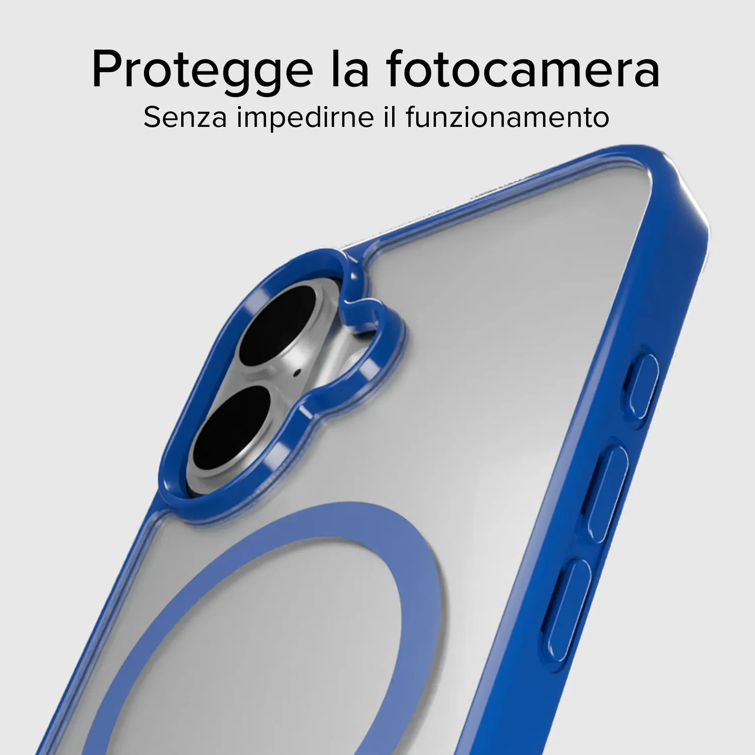 SBS iPhone 16 Pro Max Hülle MagSafe transparent Bunt-Rand