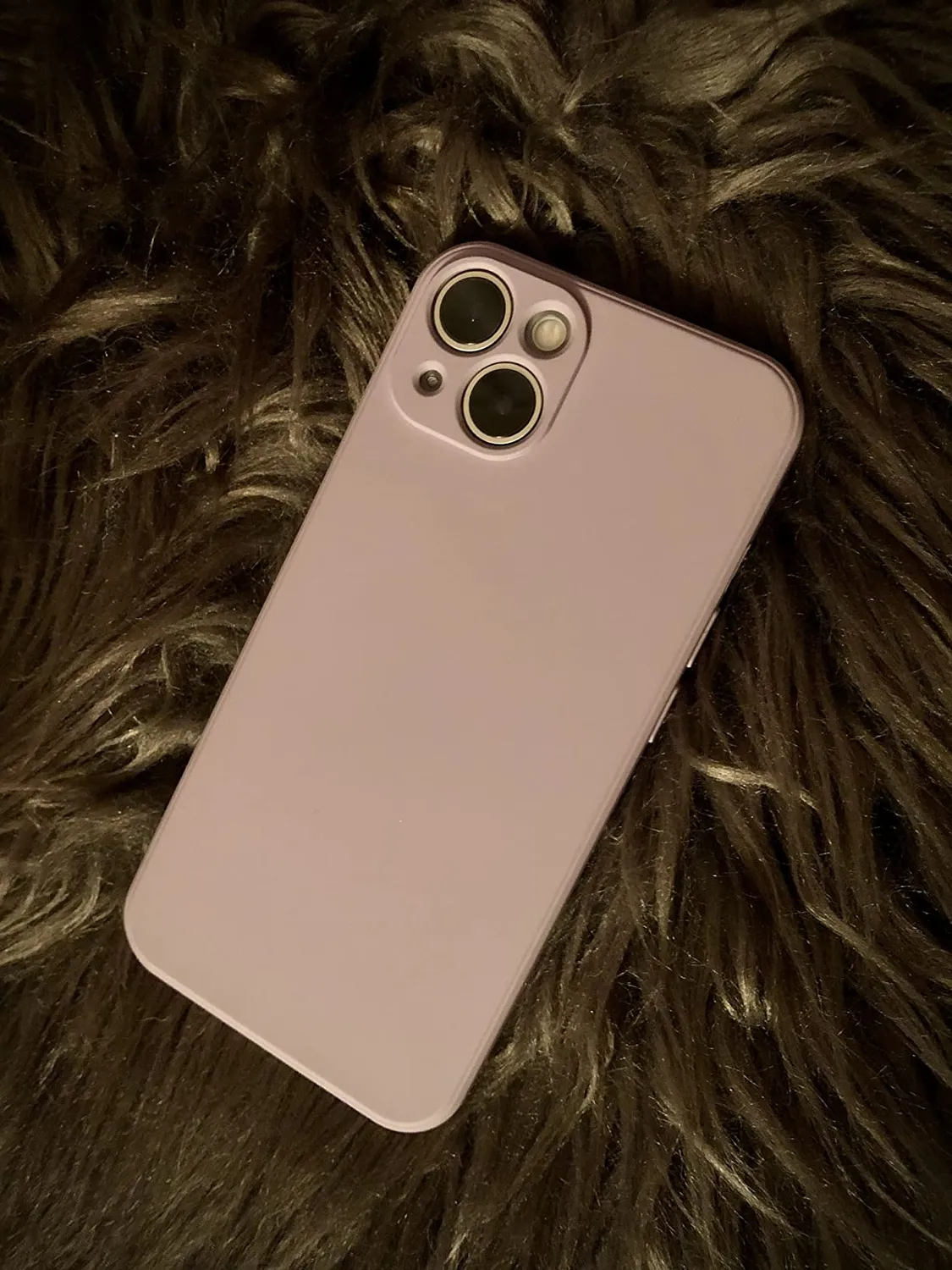 EAZY CASE iPhone 13 Silikonhülle Alt Rosa matt