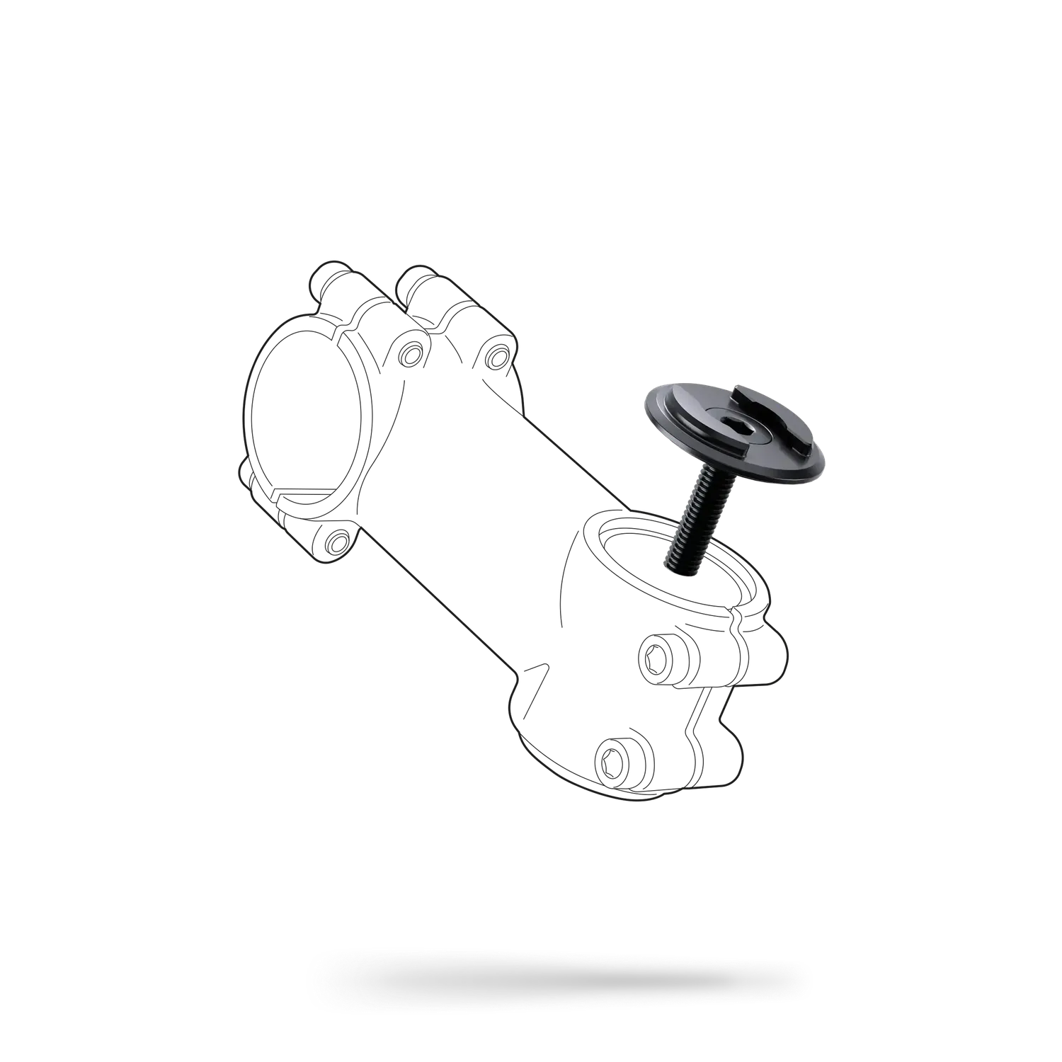 SP Connect Micro Stem Mount Pro Fahrradhalterung Vorbau flach
