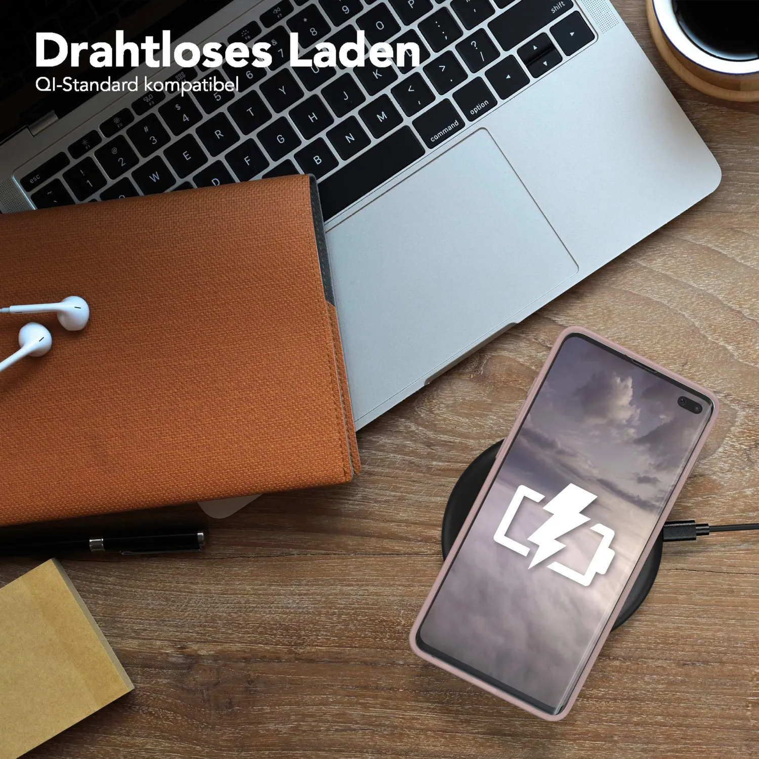 EAZY CASE Galaxy S10 Plus Silikonhülle altrosa dünn