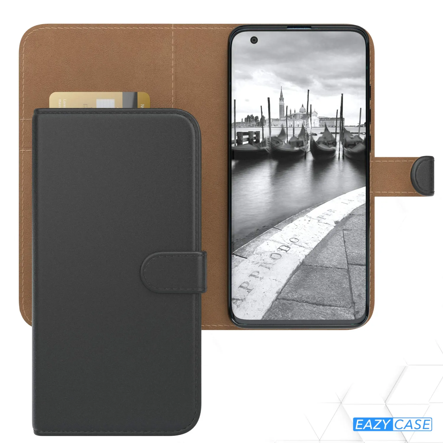 EAZY CASE Mi 10 5G Klapphülle Schwarz Pro