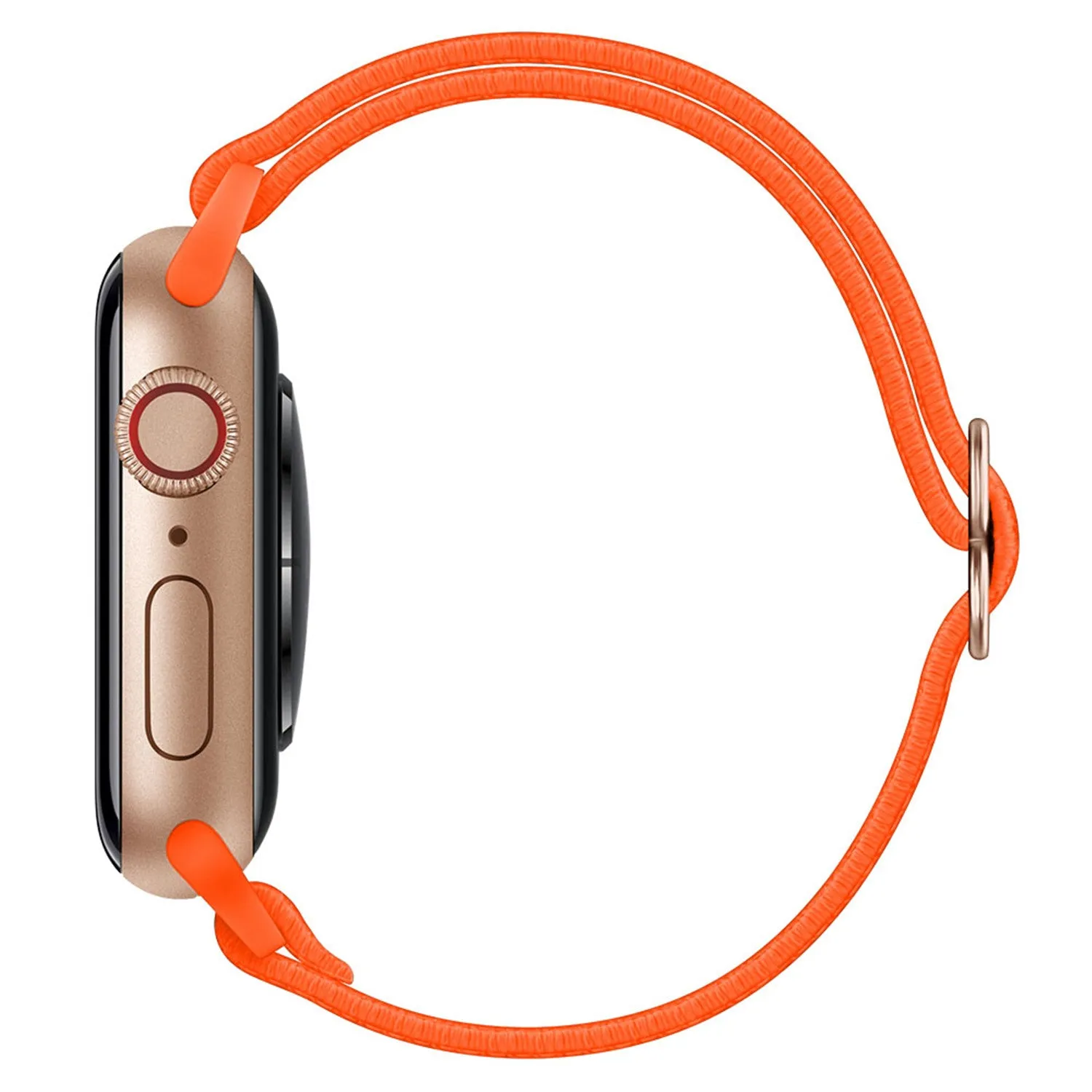 arktisband Nylon Loop Apple Watch Armband Schwarz 44mm