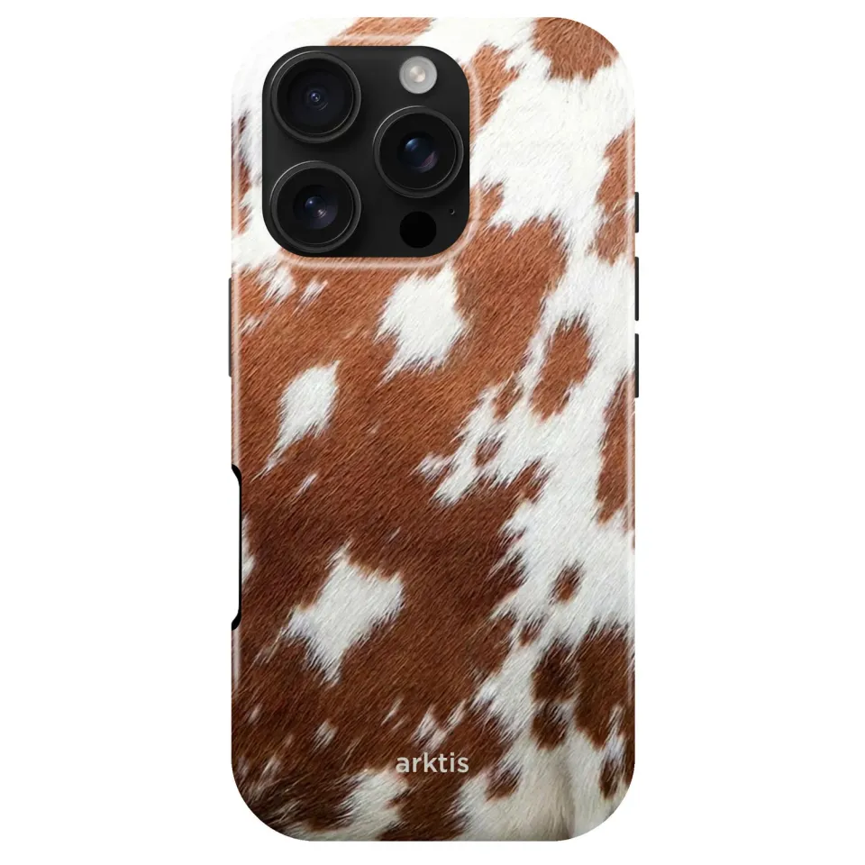 arktis iPhone 16 Pro Max Hülle Cow MagSafe Print