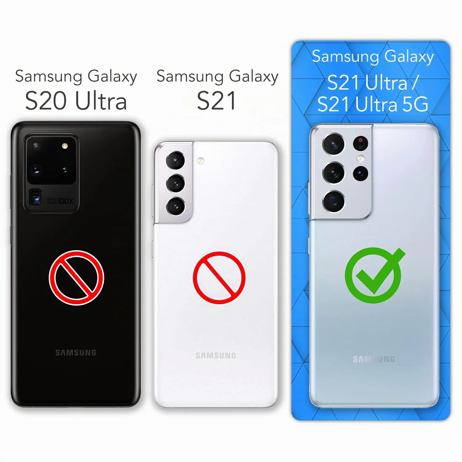 EAZY CASE Galaxy S21 Ultra 5G Silikonhülle Beere Premium