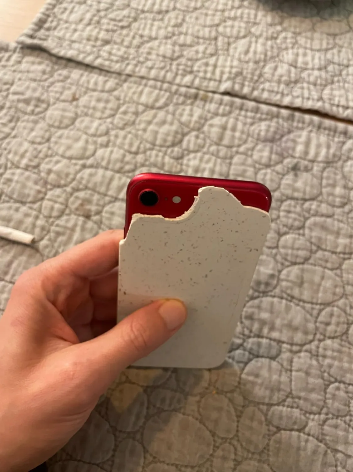 EAZY CASE Bio iPhone SE 8 7 Hülle Grün abbaubar