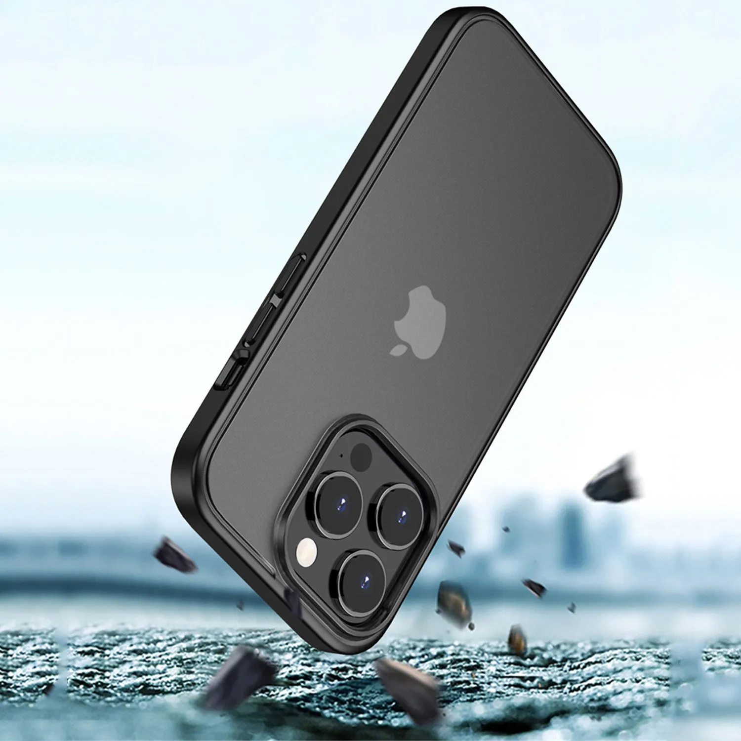 arktis Sector Slim iPhone 14 Pro Case Full Black