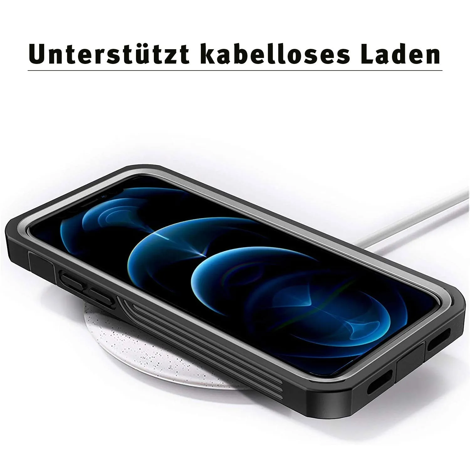 arktis 360ULTIMATE iPhone 14 Plus Hülle Schwarz 360-Grad