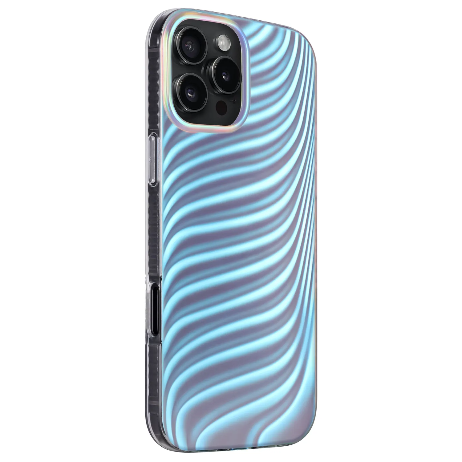arktis Pearl iPhone 16 Pro Hülle Big Wave Perlmutt
