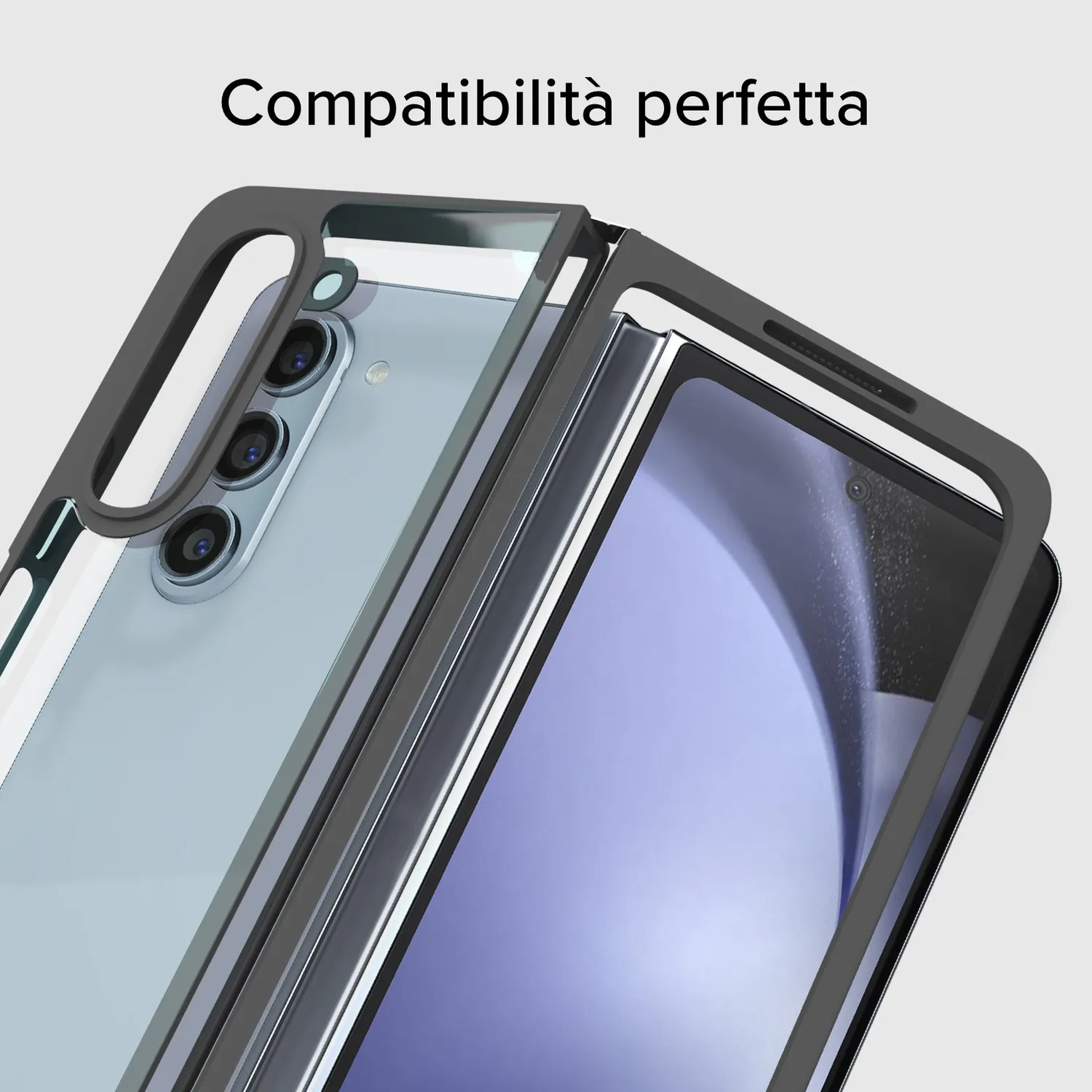 SBS Instinct Galaxy Z Fold 5 Hülle Schwarz Stoßfest
