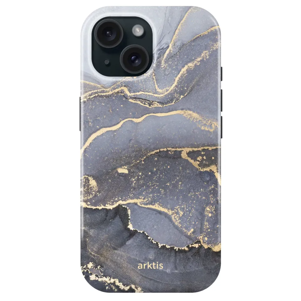 arktis iPhone 15 Dusty Marble Hülle MagSafe Marmor