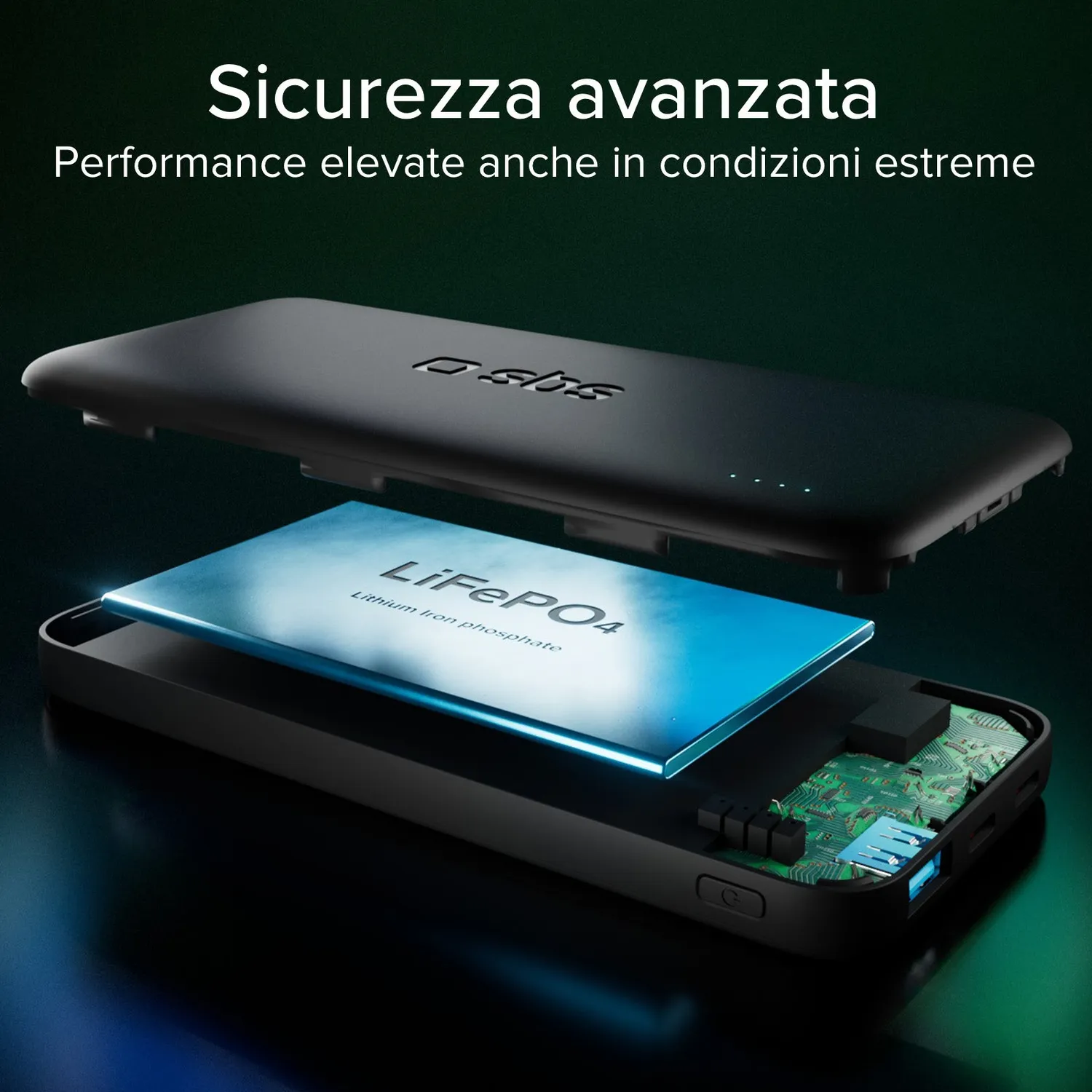 SBS Infinity Powerbank 10000 mAh LiFePO4 10W