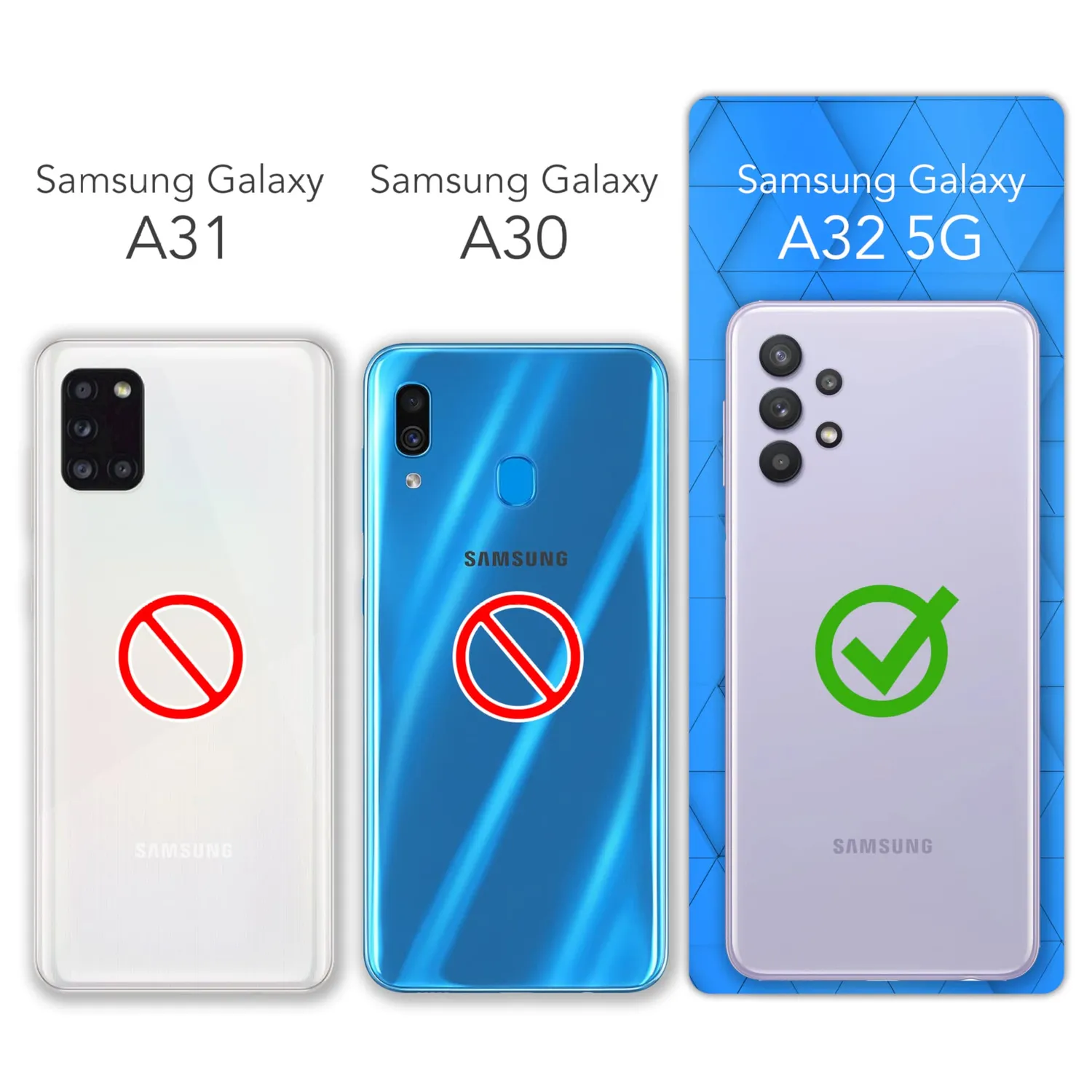 EAZY CASE Galaxy A32 5G Silikonhülle Blumen Rosé-Gold