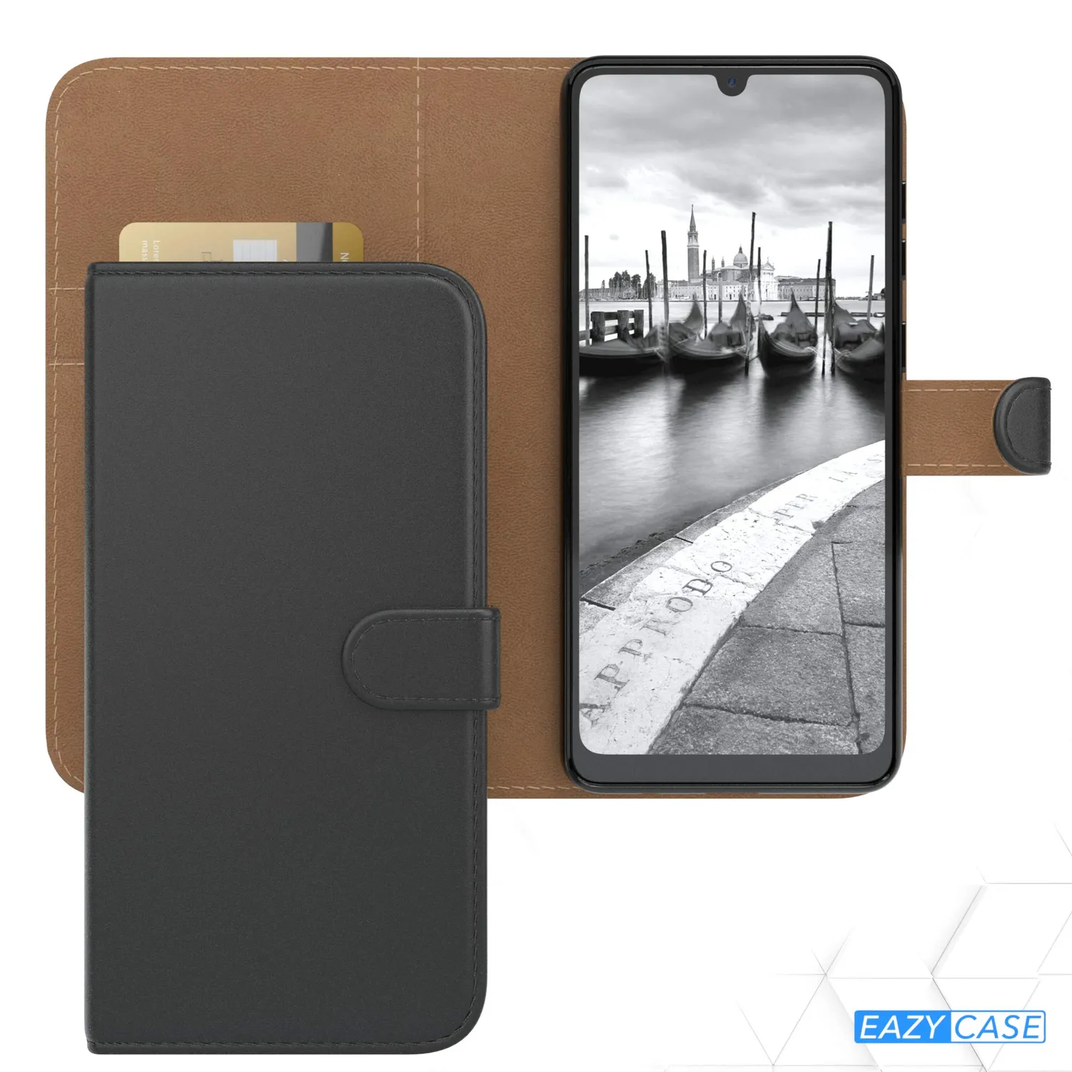 EAZY CASE Galaxy A31 Klapphülle Schwarz Book