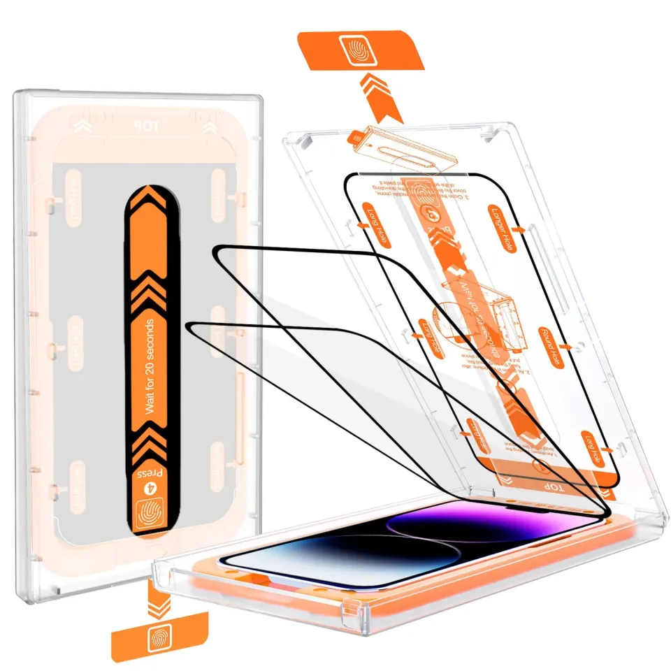 arktis REVOLUTION iPhone 14 Pro Panzerglas 2er Set