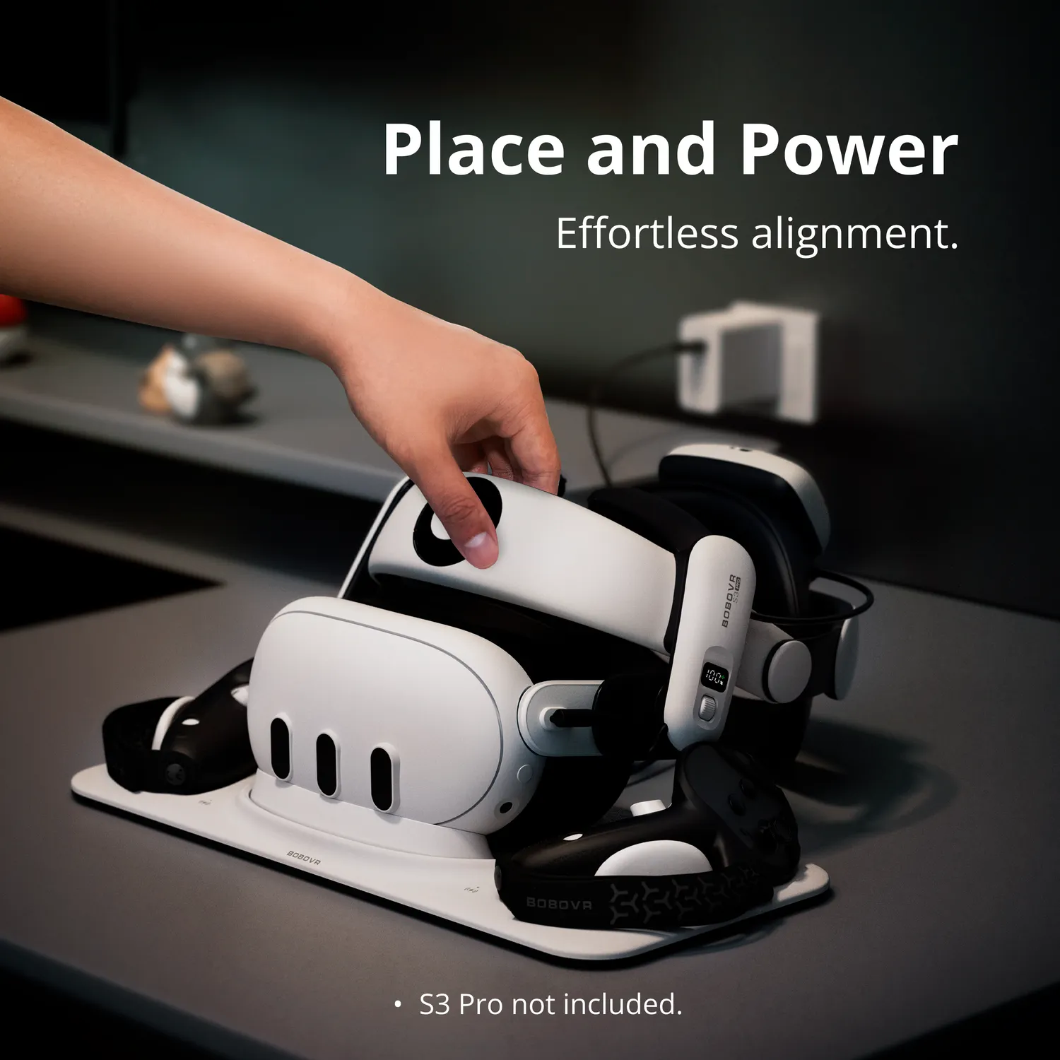 BOBOVR D3 Ladestation für Quest 3 ohne Netzteil 3-in-1