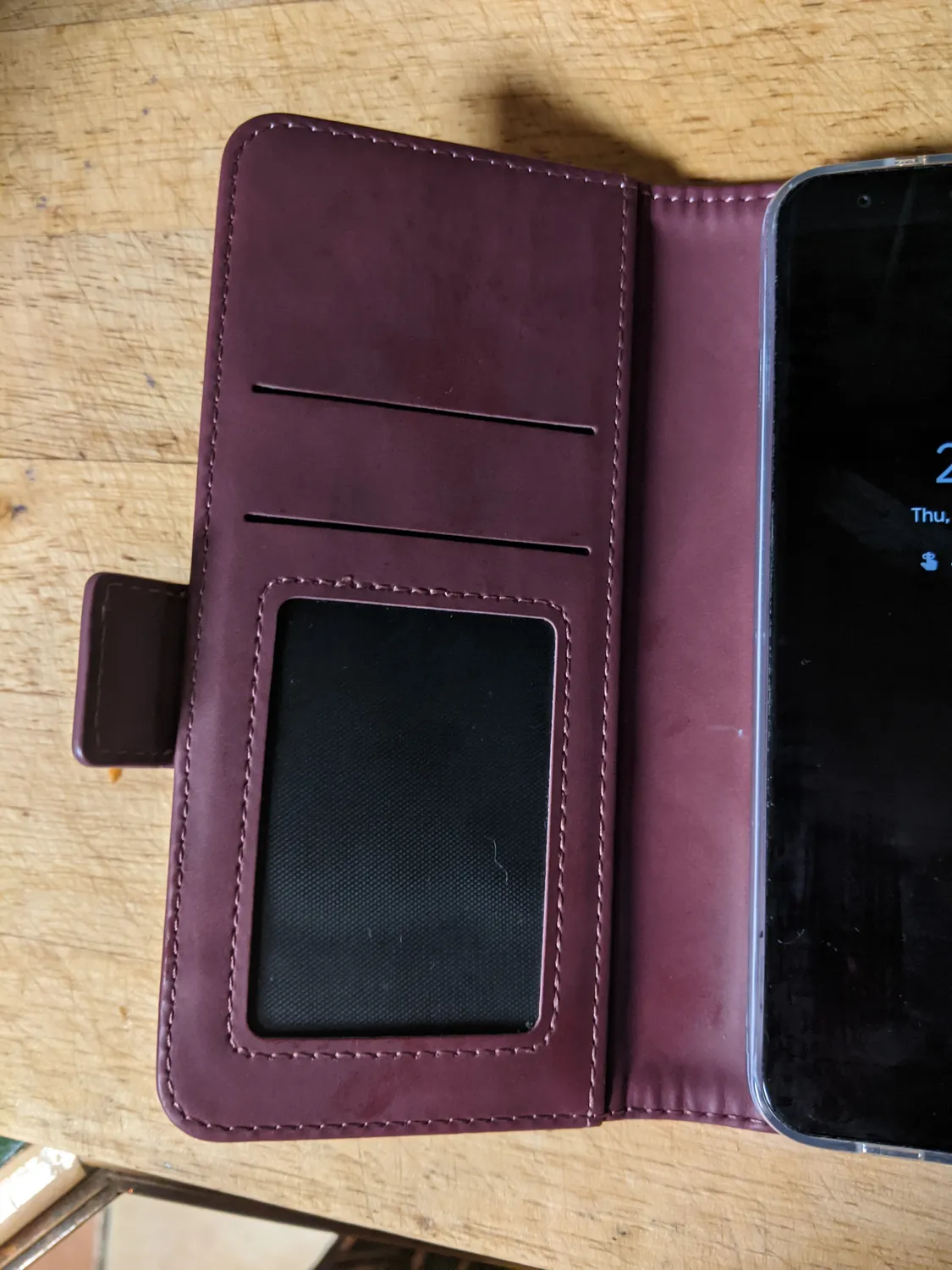 YATWIN Google Pixel 3A Klapphülle Blau Leder mit Glas