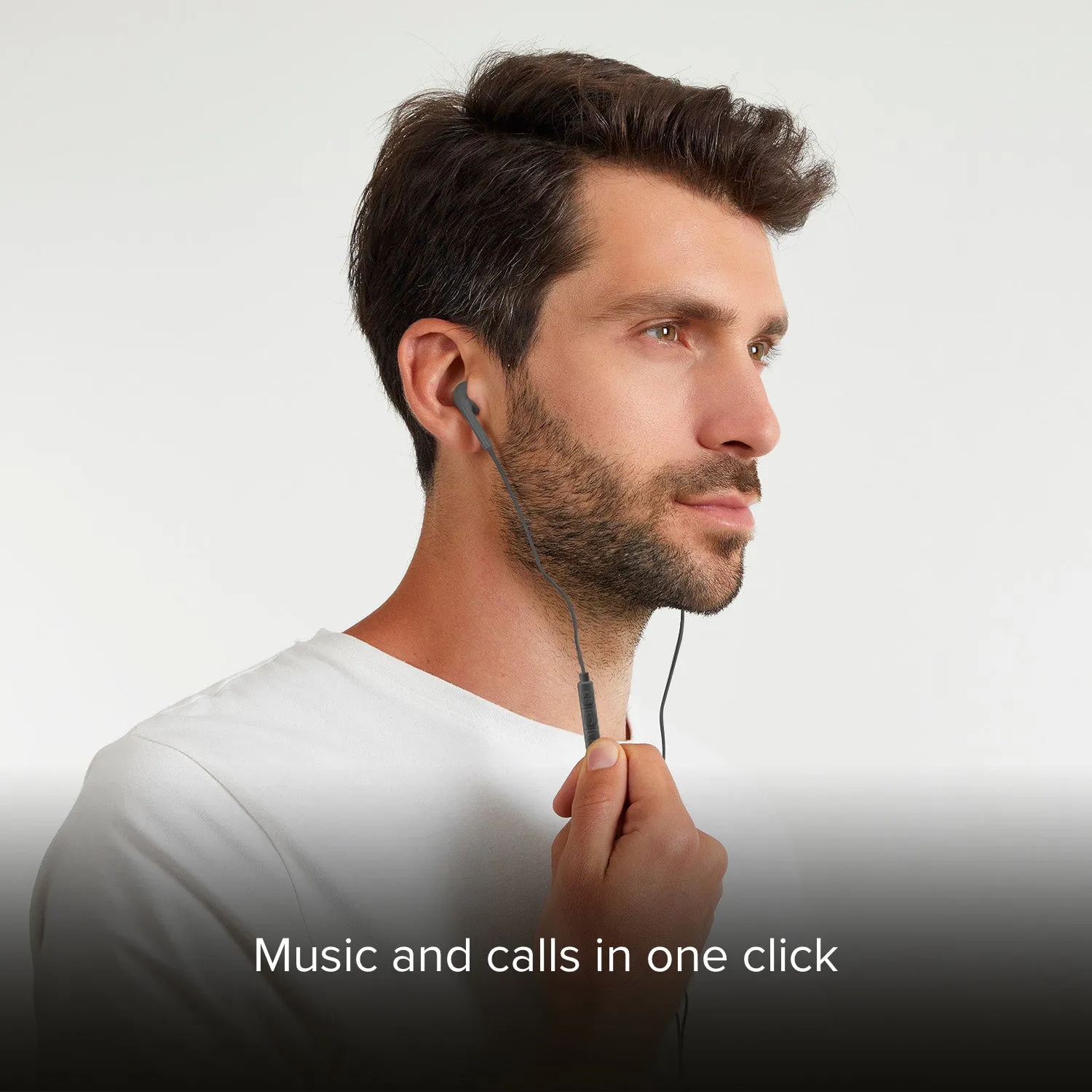 SBS Studio Mix 65c USB-C Kopfhörer schwarz semi in-ear