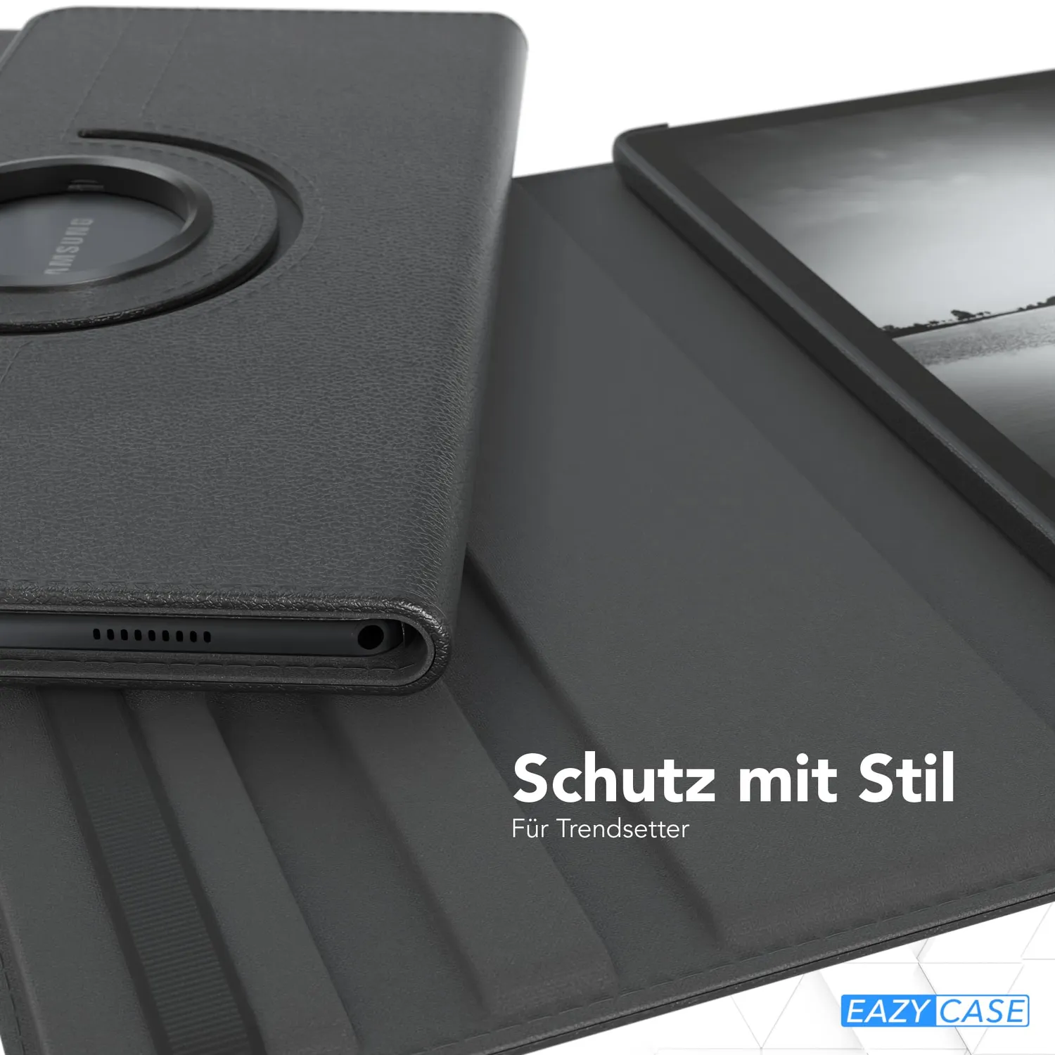 EAZY CASE Galaxy Tab A7 10.4 Tablethülle Schwarz 360°