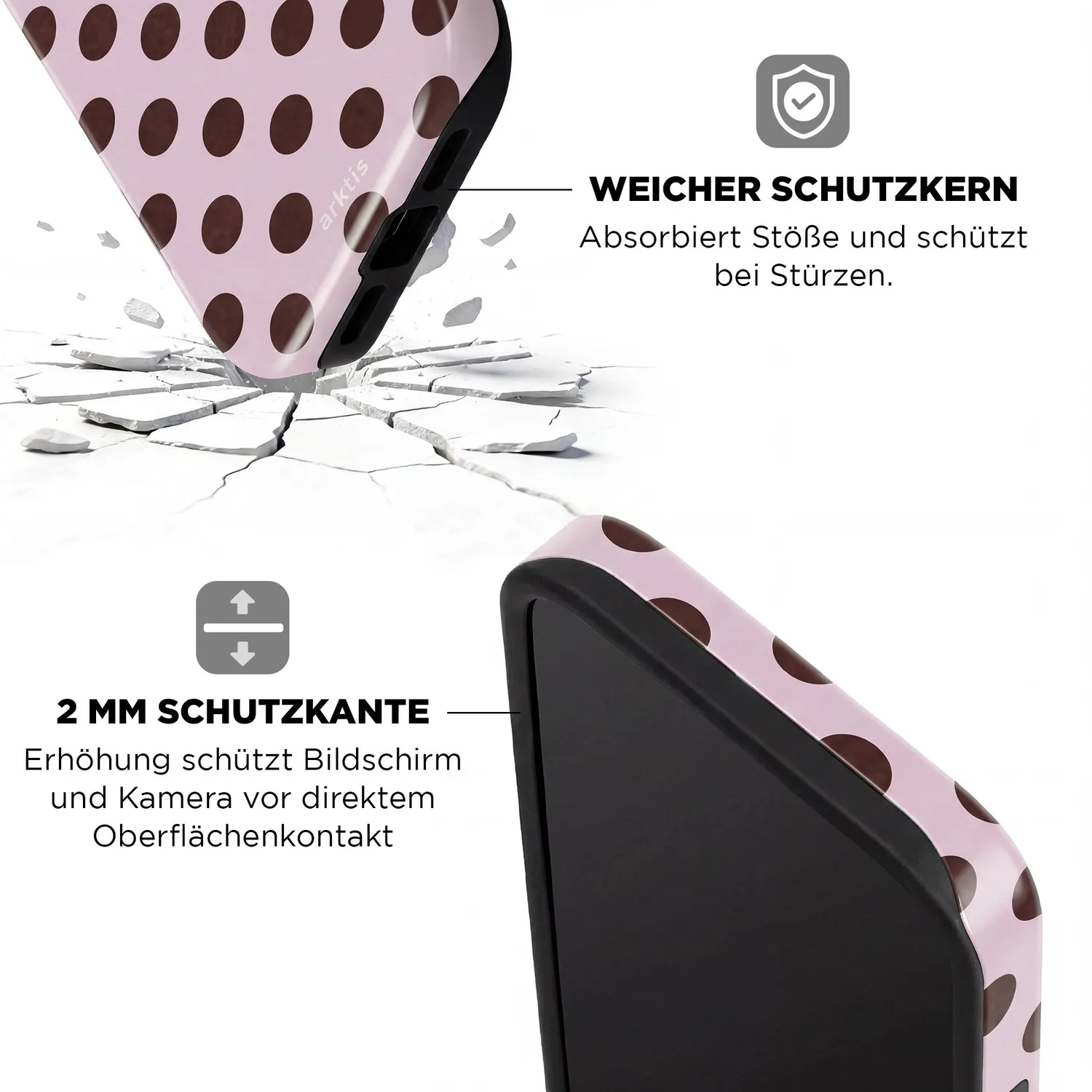 arktis iPhone 14 Hülle Sweetie MagSafe