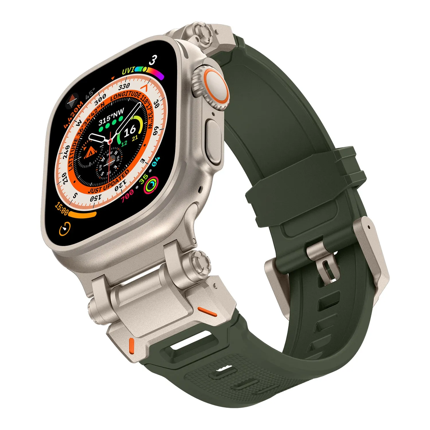 arktisband Atlas Apple Watch Ultra Armband Grün