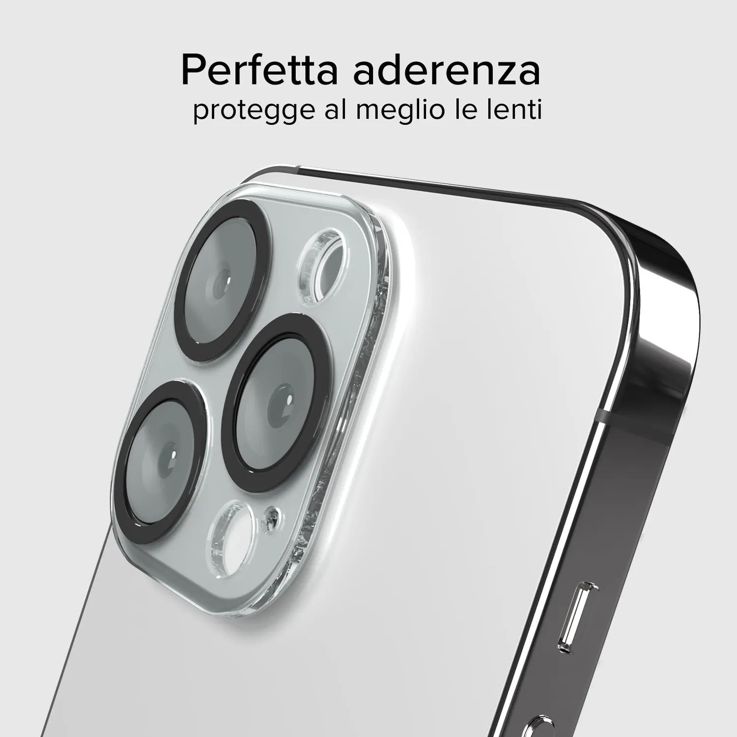 SBS D3O Kameraglas iPhone 14 Pro/Pro Max schwarz stoßfest