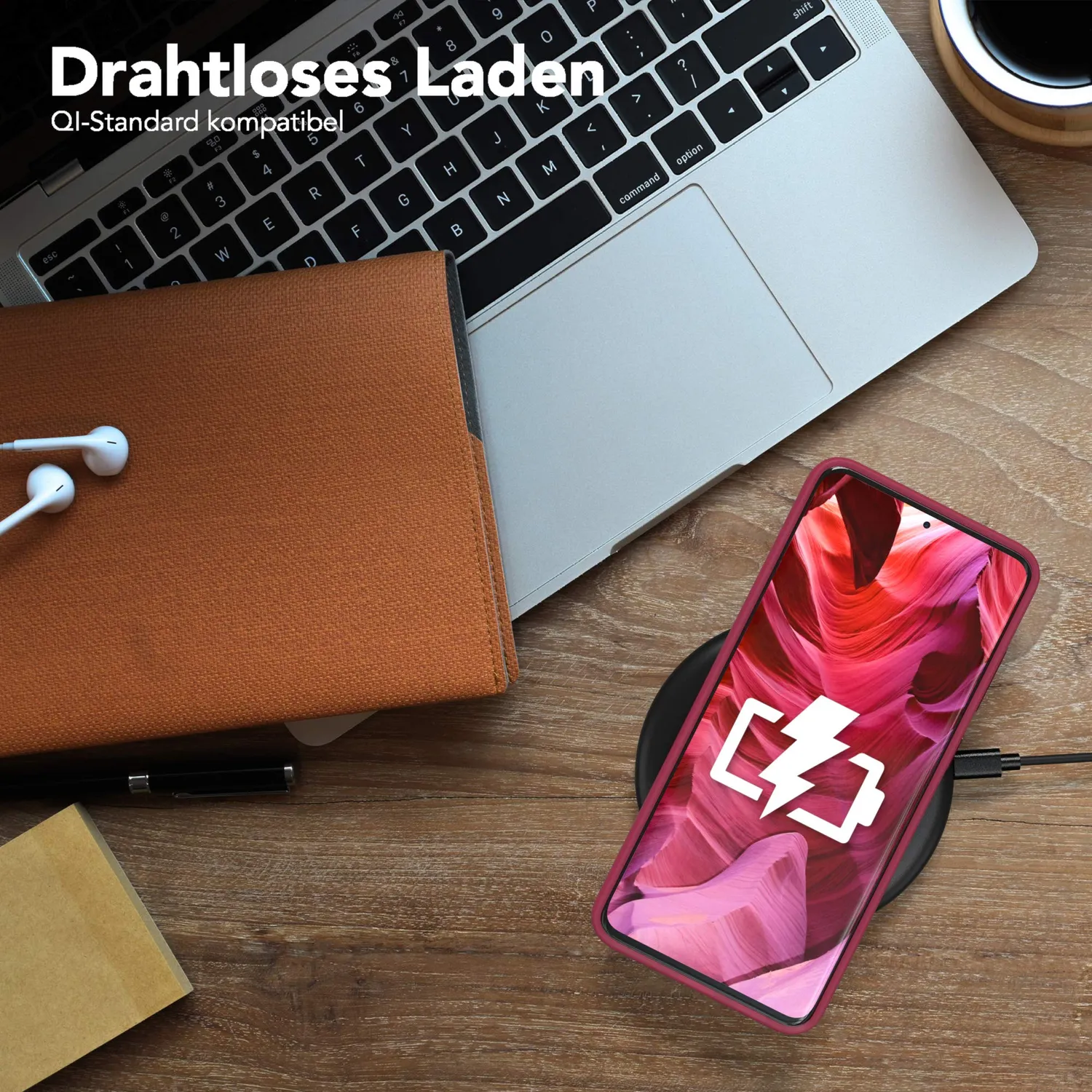 EAZY CASE Galaxy S20 Plus Silikonhülle Beere dünn