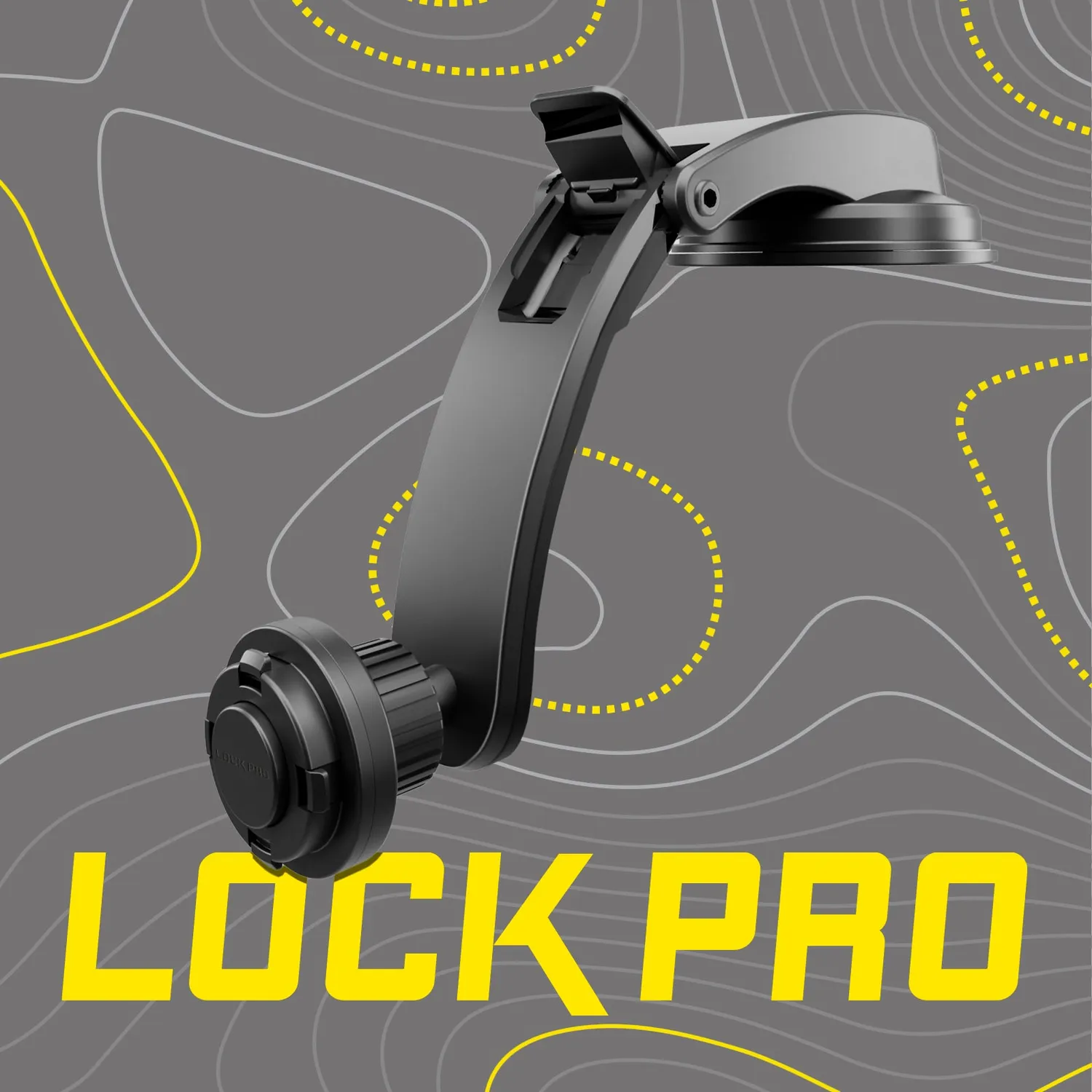 SBS LockPro Handyhalterung Auto Saugnapf Windschutz