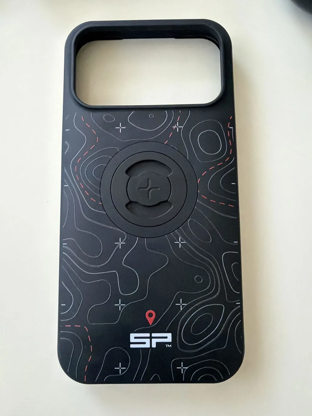 SP Connect Edition Phone Case Topo Lines Handyhülle Rot
