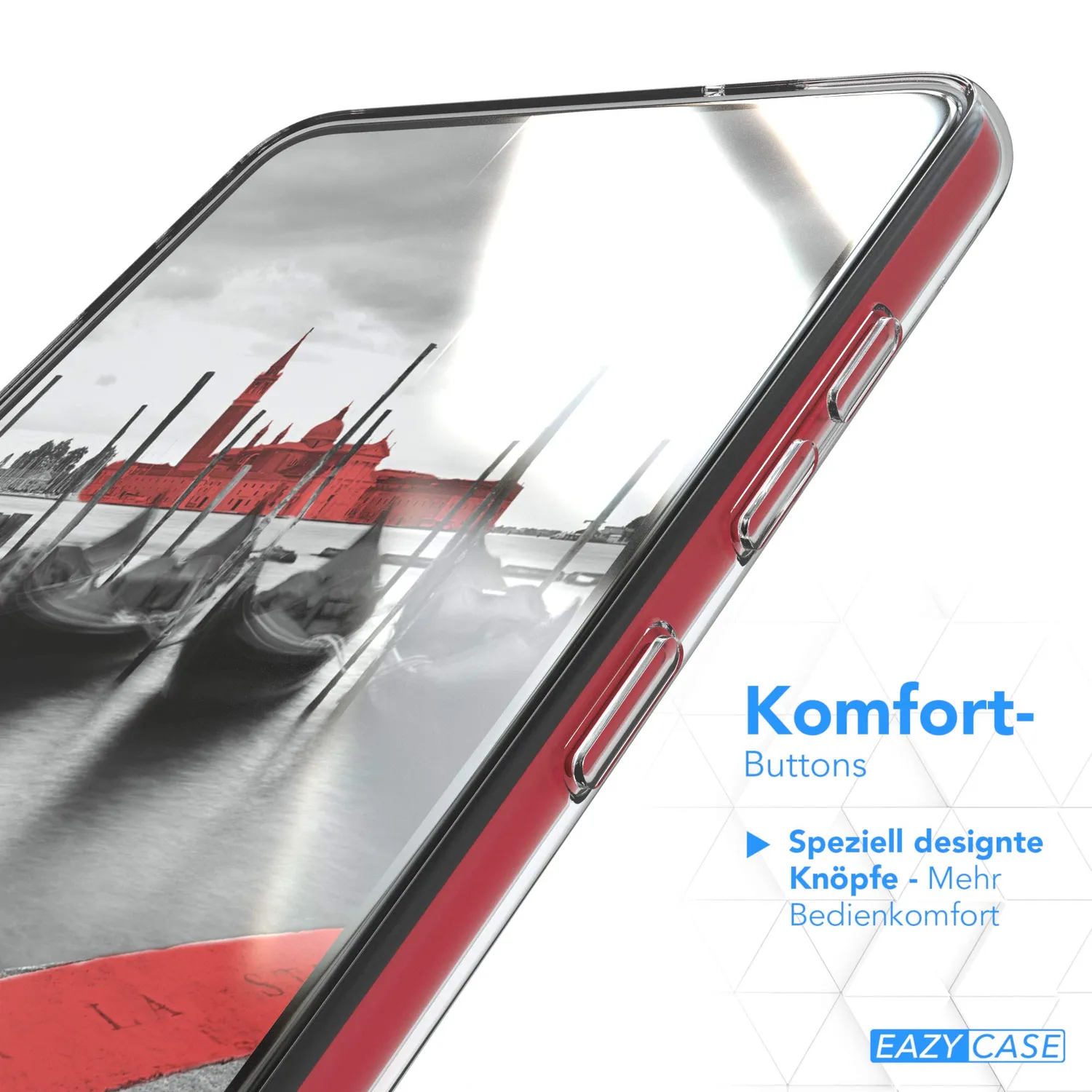 EAZY CASE Samsung Galaxy A31 Silikonhülle transparent 0,8mm dünn