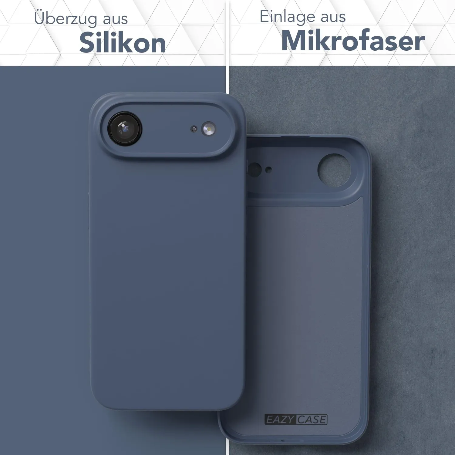 EAZY CASE iPhone Air Silikonhülle Petrol Matt Dünn