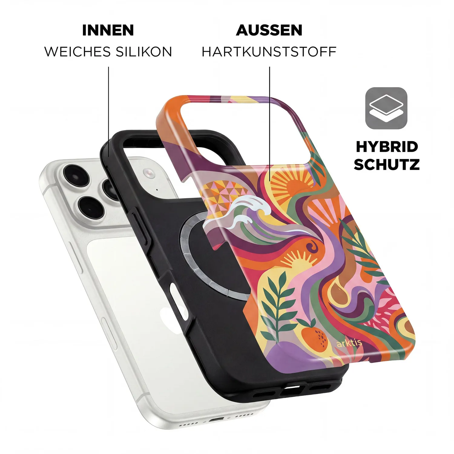 arktis Summer iPhone 18 Pro Max Hülle MagSafe