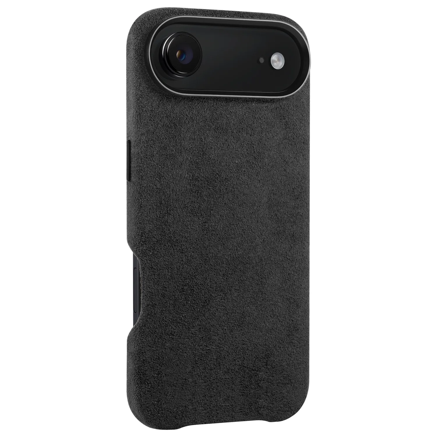 arktis Alcantara Hülle iPhone Air schwarz MagSafe