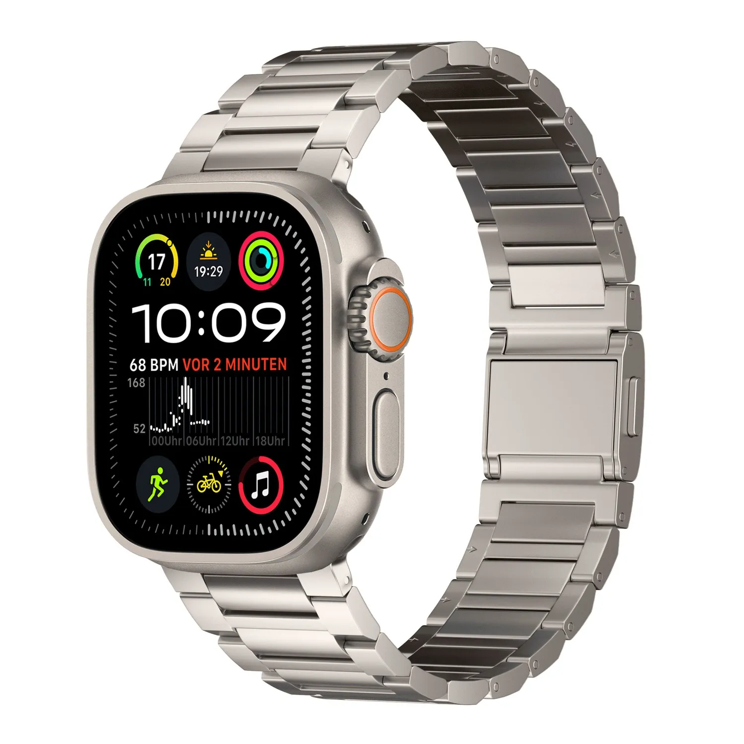 arktisband Maverick Apple Watch Ultra Titanarmband